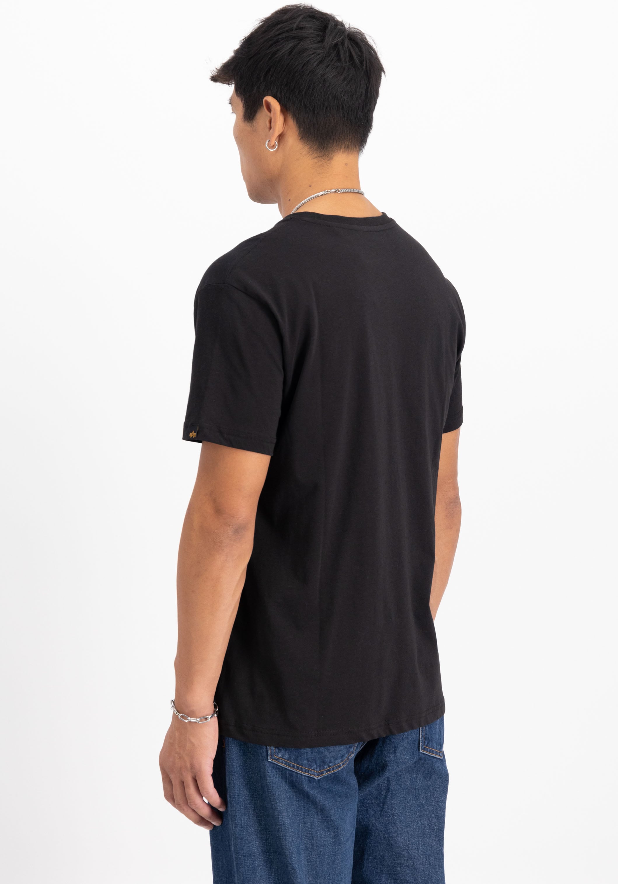 Alpha Industries Rundhalsshirt »Basic T Small Logo 2 Pack«, (Set, 2 tlg.)