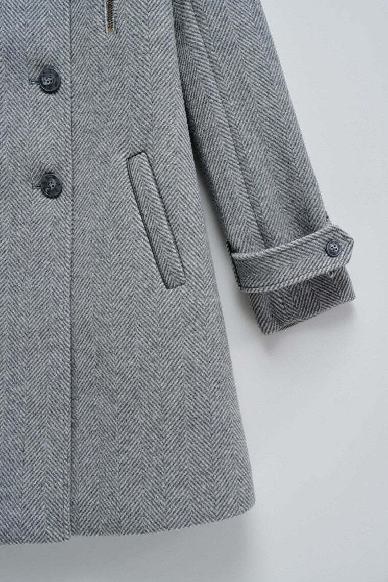 Salsa Wolljacke »Salsa Jeans Wollmantel Grace Long Woolen Coat«