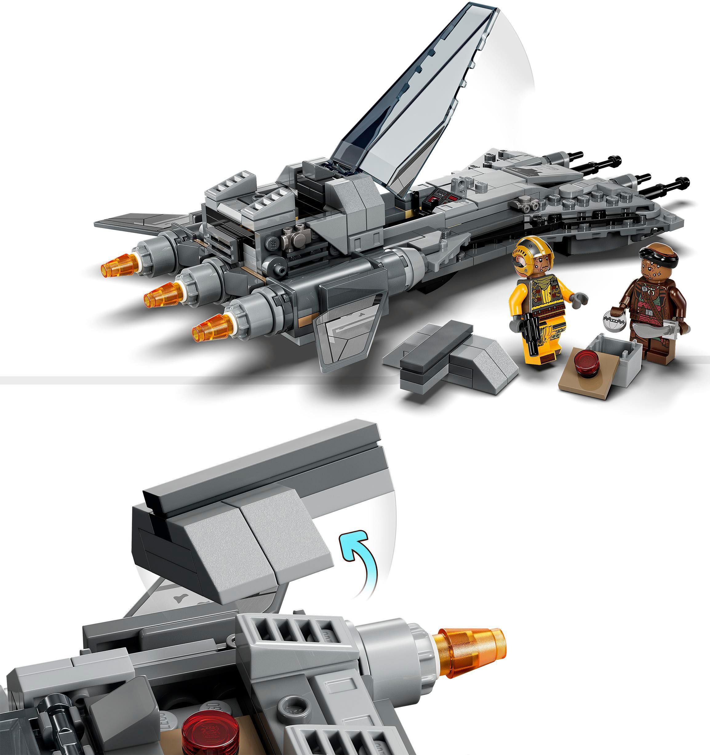 LEGO® Konstruktionsspielsteine »Snubfighter der Piraten (75346), LEGO® Star Wars™«, (285 St.)