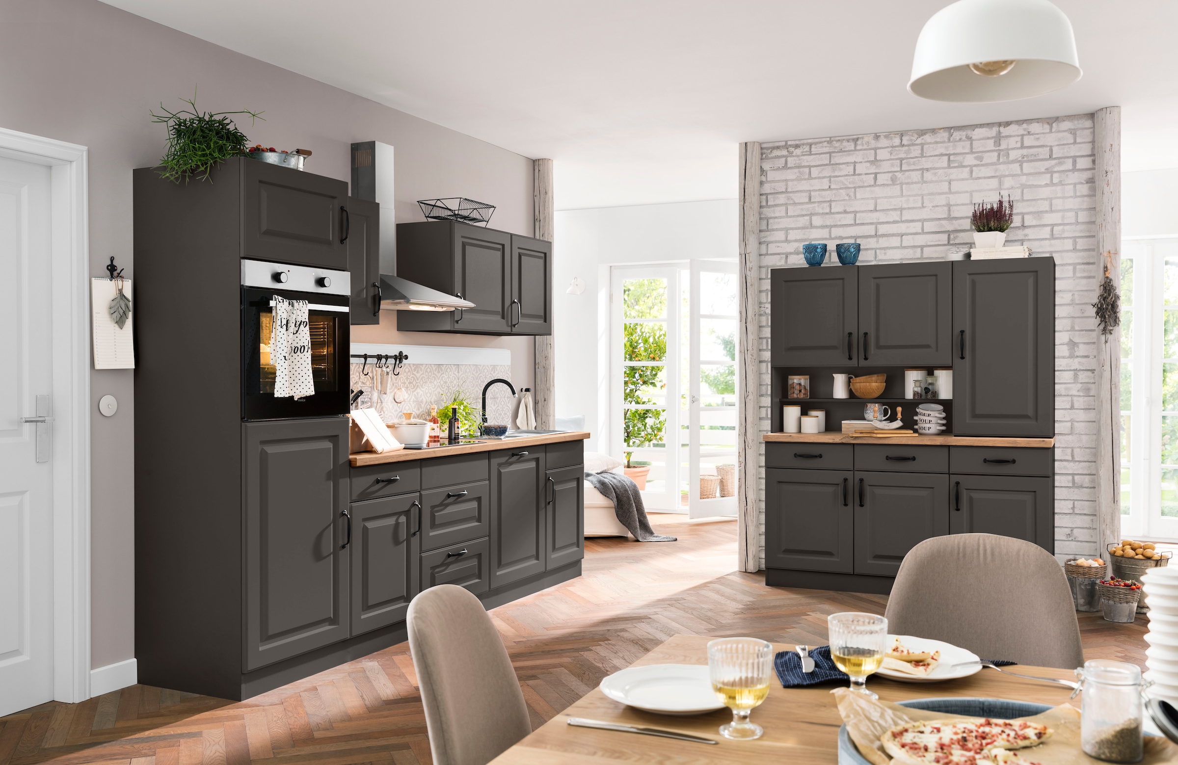 ❤ wiho Küchen Küchenzeile »Erla«, ohne E-Geräte, Breite 280 cm bestellen im  Jelmoli-Online Shop