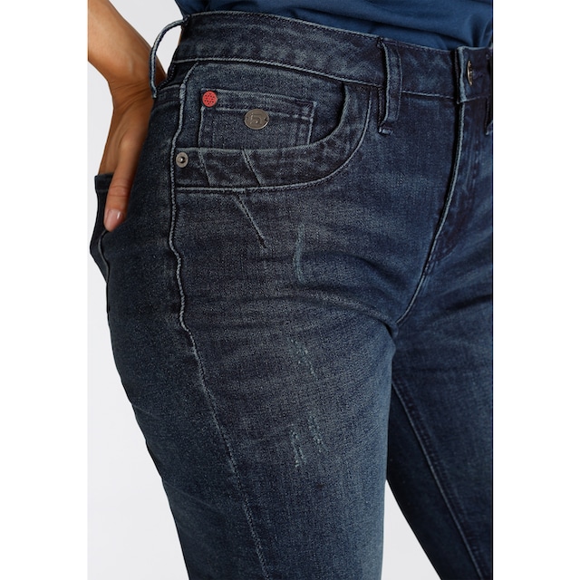 H.I.S 5-Pocket-Jeans »ednaHS«, ökologische, wassersparende Produktion durch  Ozon Wash online kaufen bei Jelmoli-Versand Schweiz