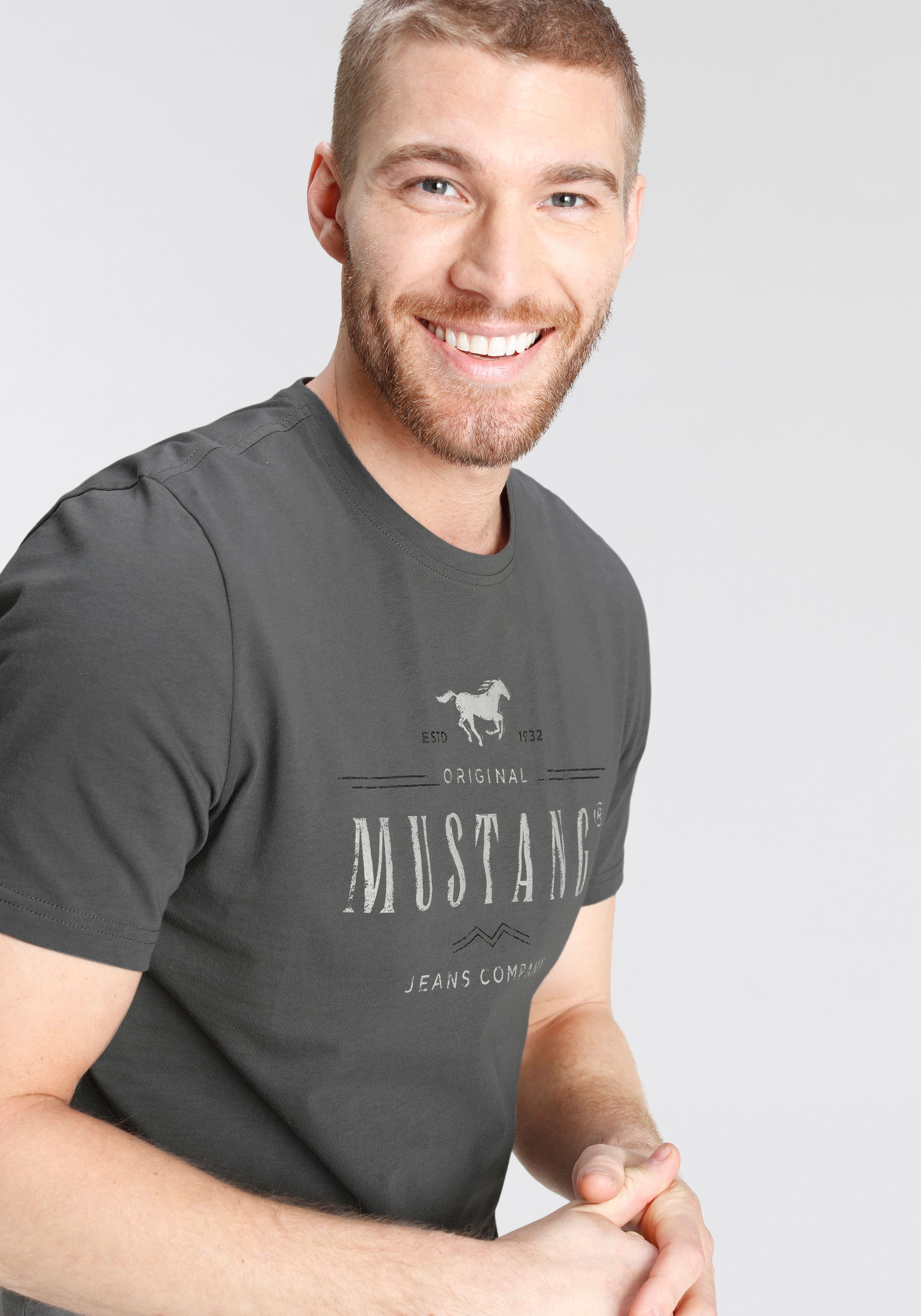 MUSTANG T-Shirt »Alex« online | Jelmoli-Versand kaufen