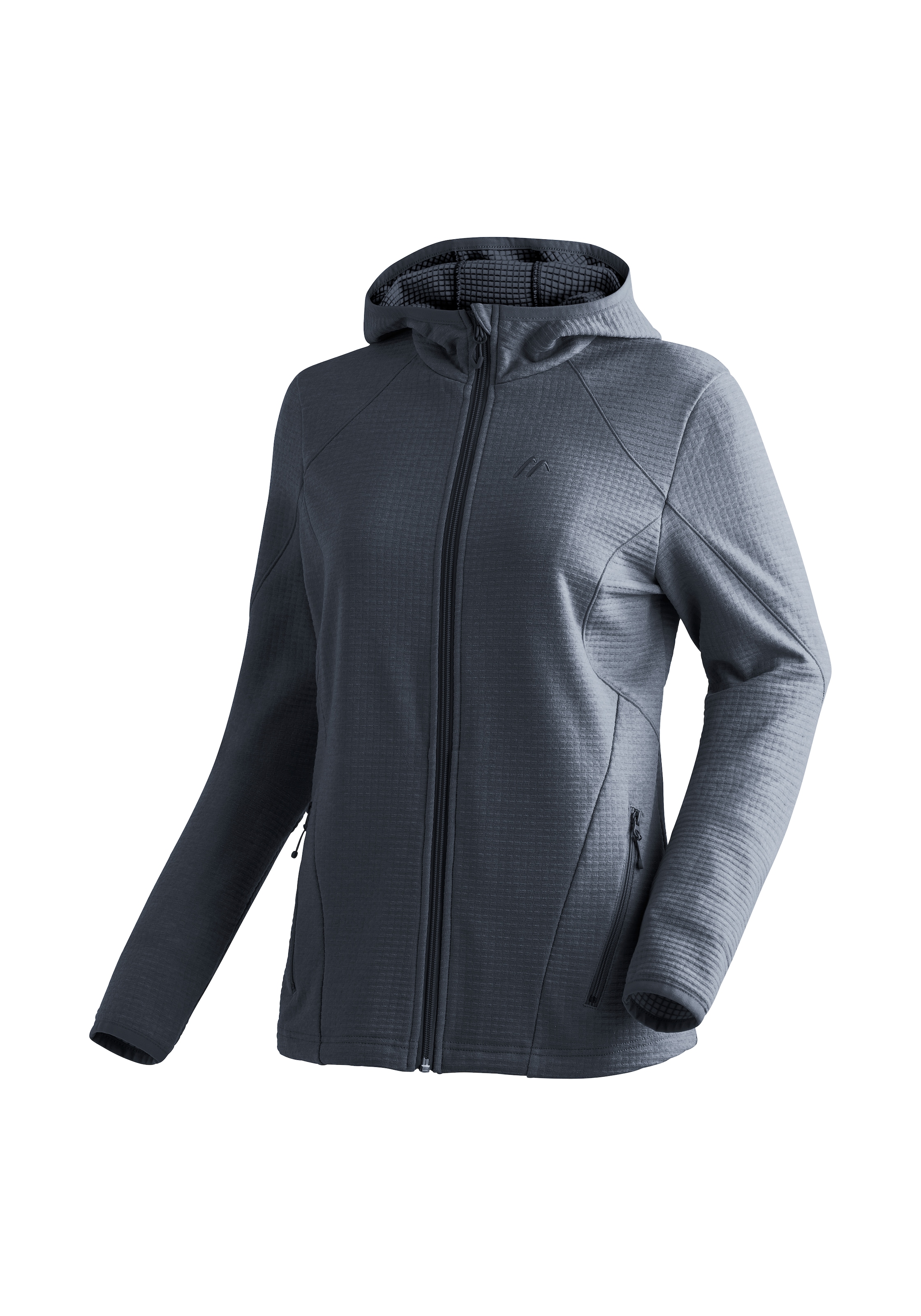 Maier Sports Fleecejacke »Tesila Hood W«, Damen Midlayer, atmungsaktiv schnelltrocknend, Full-Zip, Regular fit