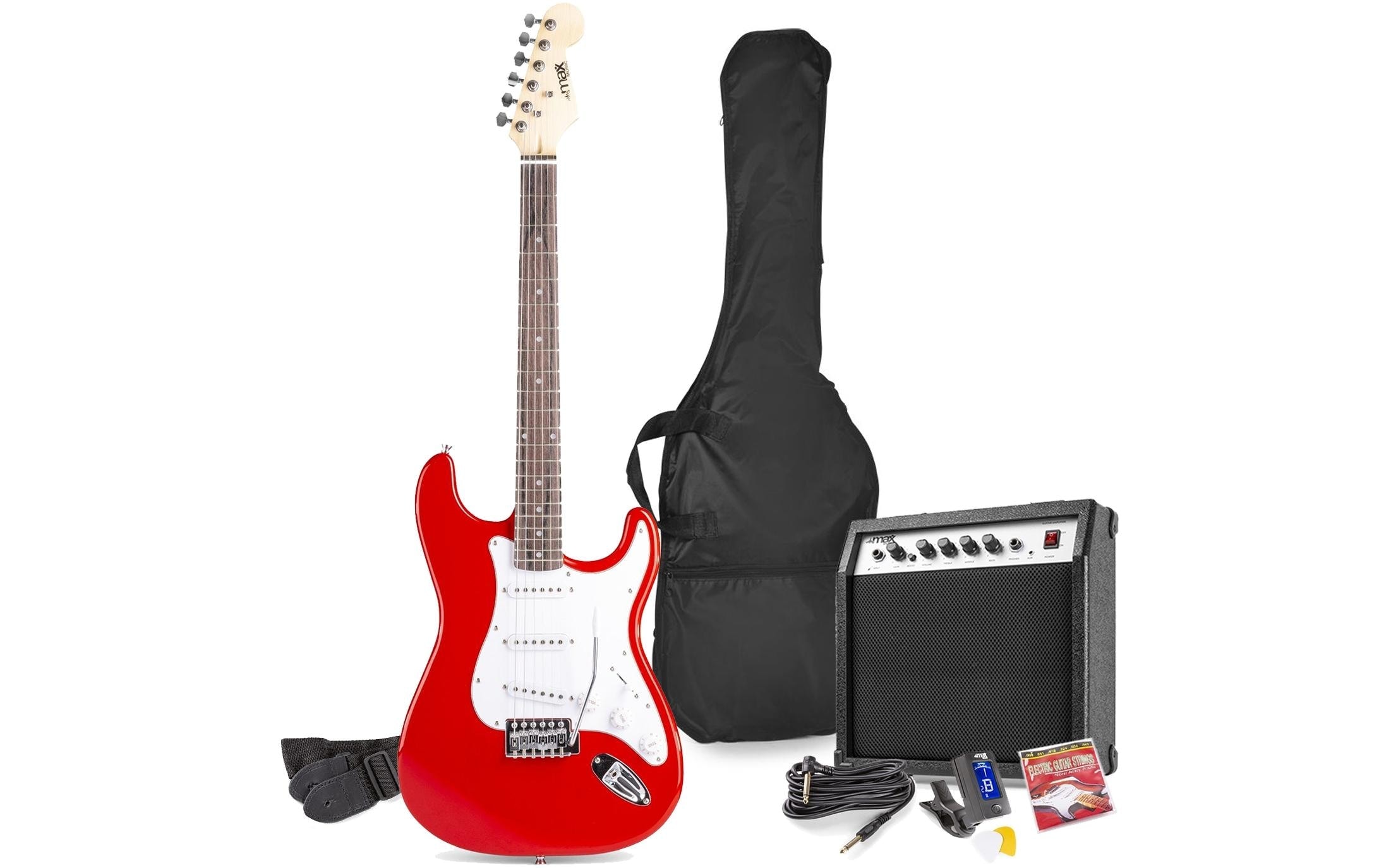 E-Gitarre »MAX GigKit Rot«