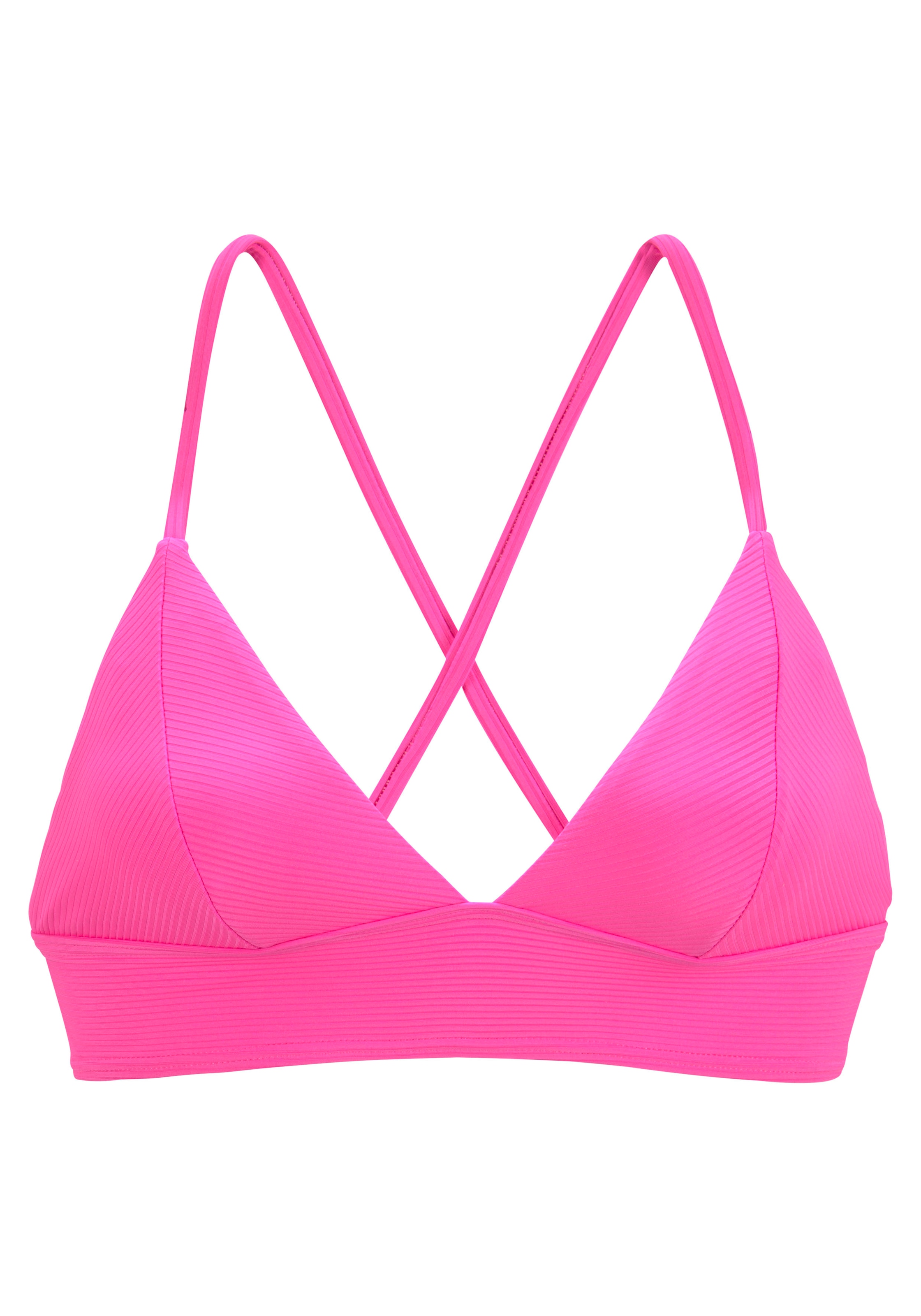 Venice Beach Triangel-Bikini-Top »Lucky«, aus gerippter Strukturware