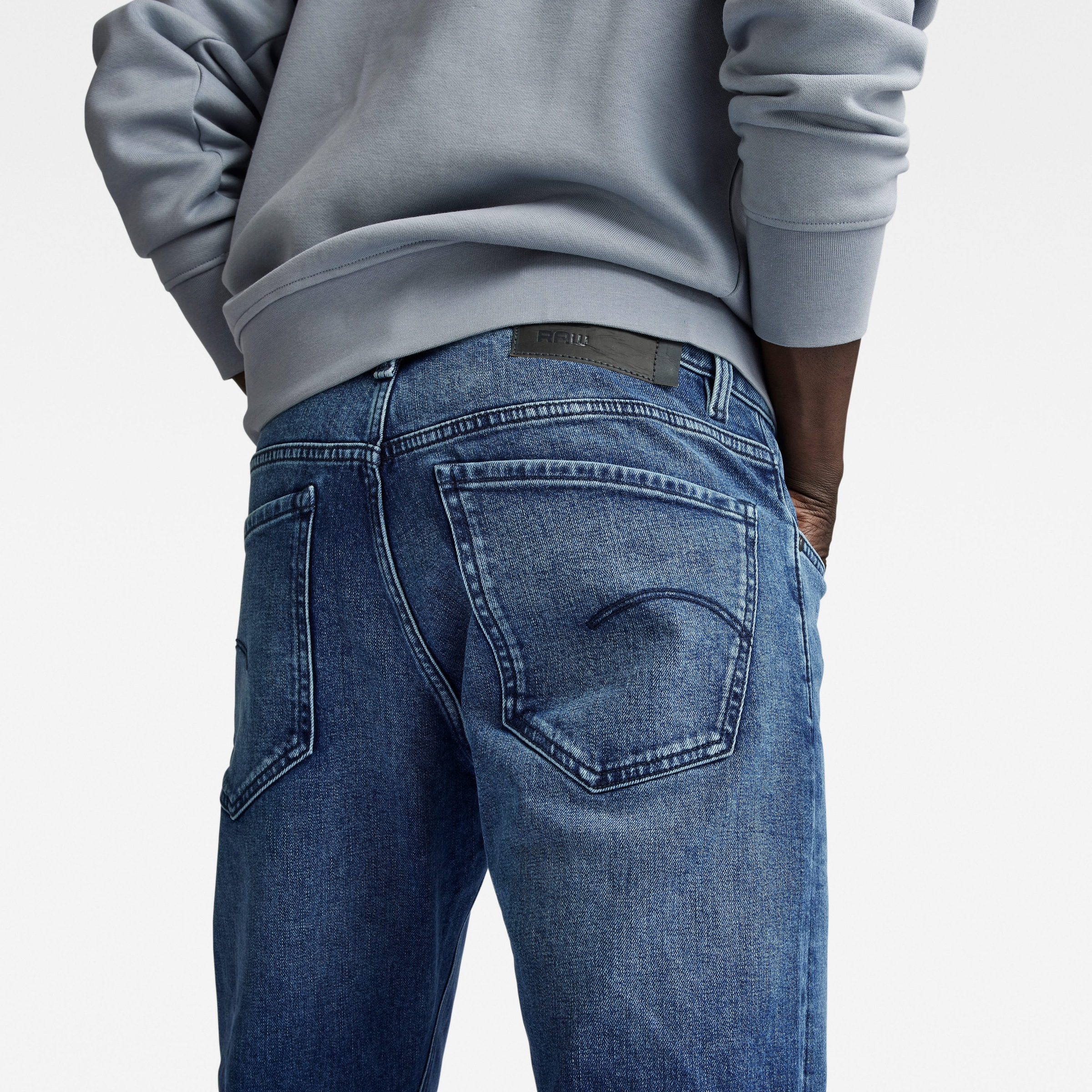 G-STAR Straight-Jeans »Mosa Straight«, mit hellen Nähten