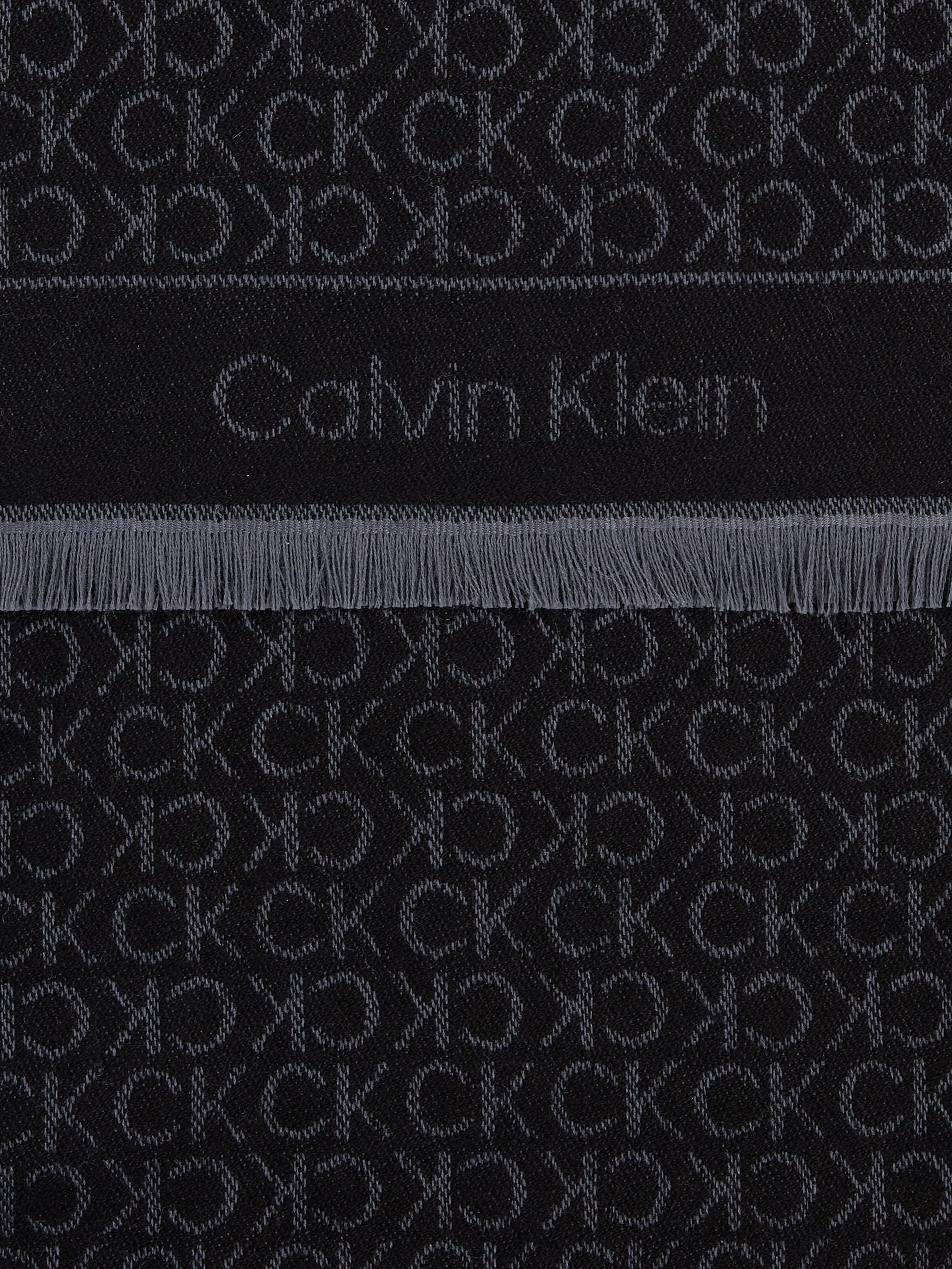 Calvin Klein Schal Calvin shoppen SCARF Monogramm bei Klein »MONOGRAM mit 40X180«, Schweiz online Jelmoli-Versand JACQUARD