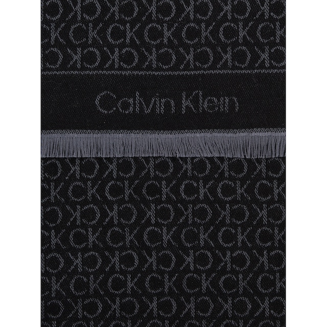 Calvin Klein Schal »MONOGRAM JACQUARD SCARF 40X180«, mit Calvin Klein  Monogramm online shoppen bei Jelmoli-Versand Schweiz