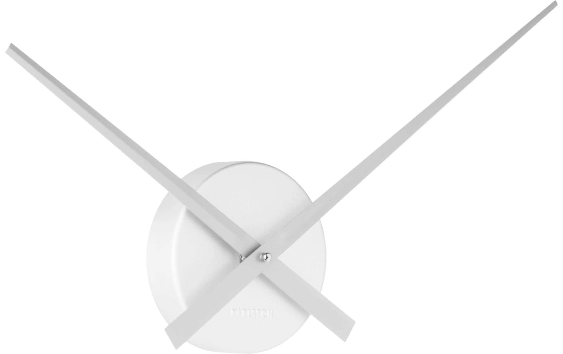 Karlsson Wanduhr »Little Big Time 44 cm, Silberfarben«