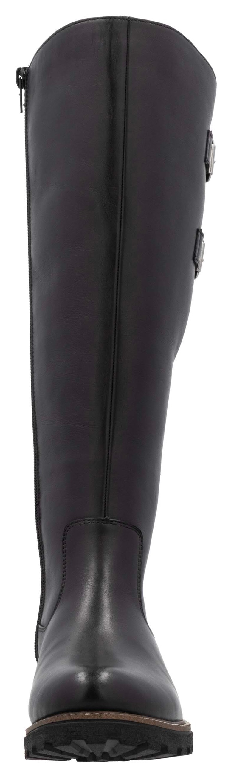 Remonte Winterstiefel, Blockabsatz, Stiefel, Langschaftstiefel mit Innenreissverschluss