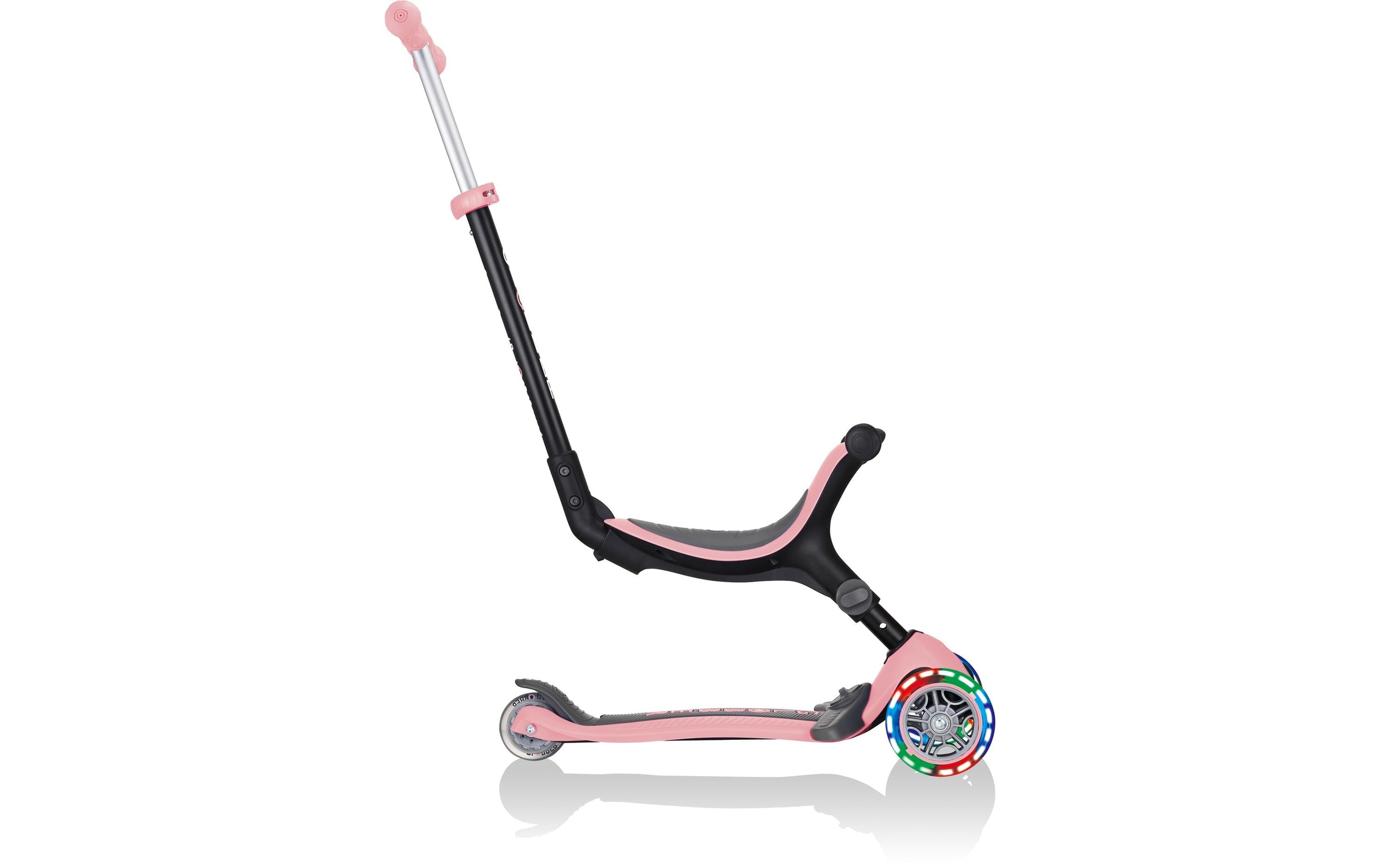 Globber Scooter »GO UP Foldable Plus Lights, Pastel Rosa«