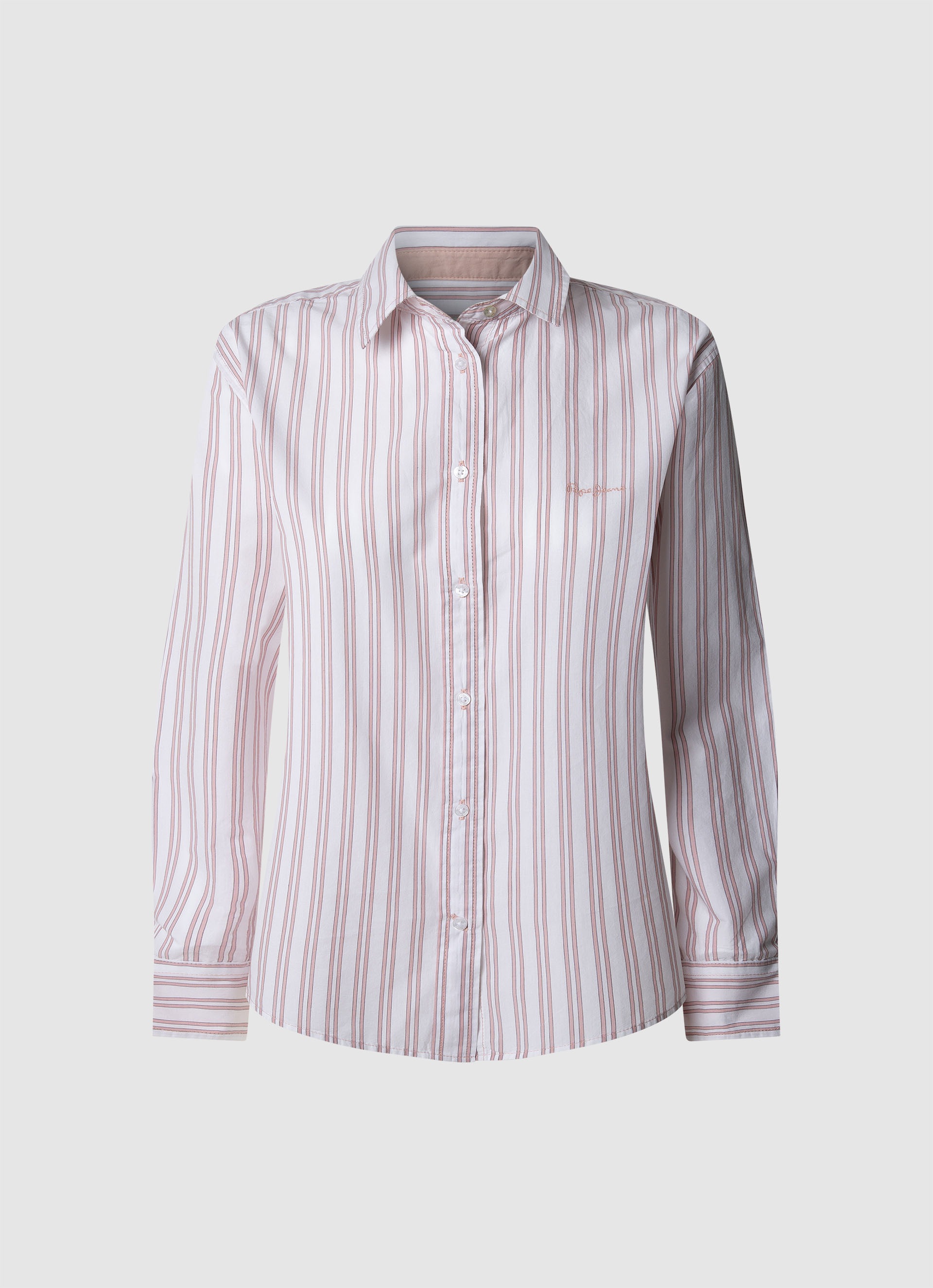 Pepe Jeans Hemdbluse »CLEVER« mit Logostickerei