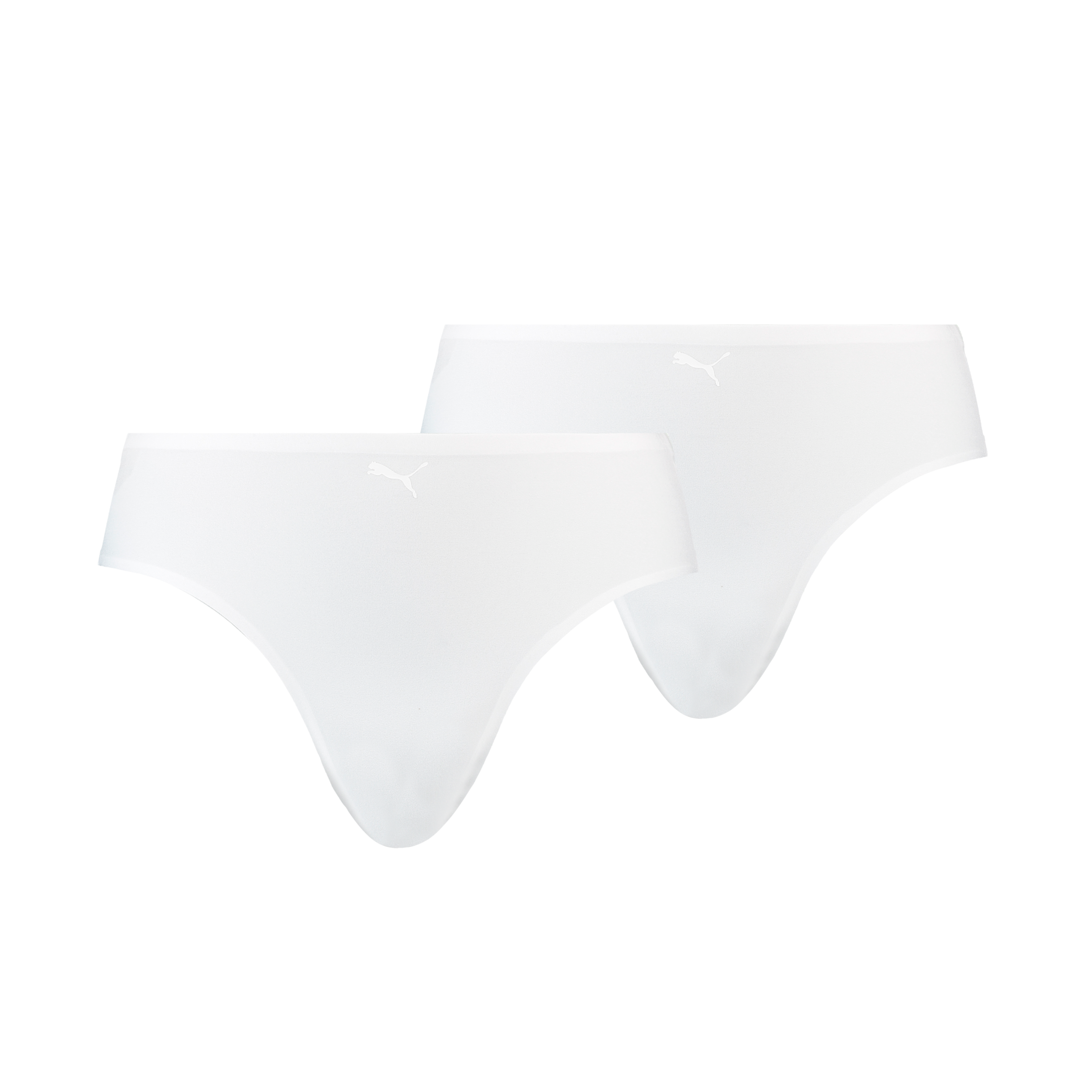 PUMA Bikinislip »PUMA WOMEN ONE SIZE BRIEF 2P HANG« 2er Pack, Mit nahtlosen Kanten, Einheitsgrösse
