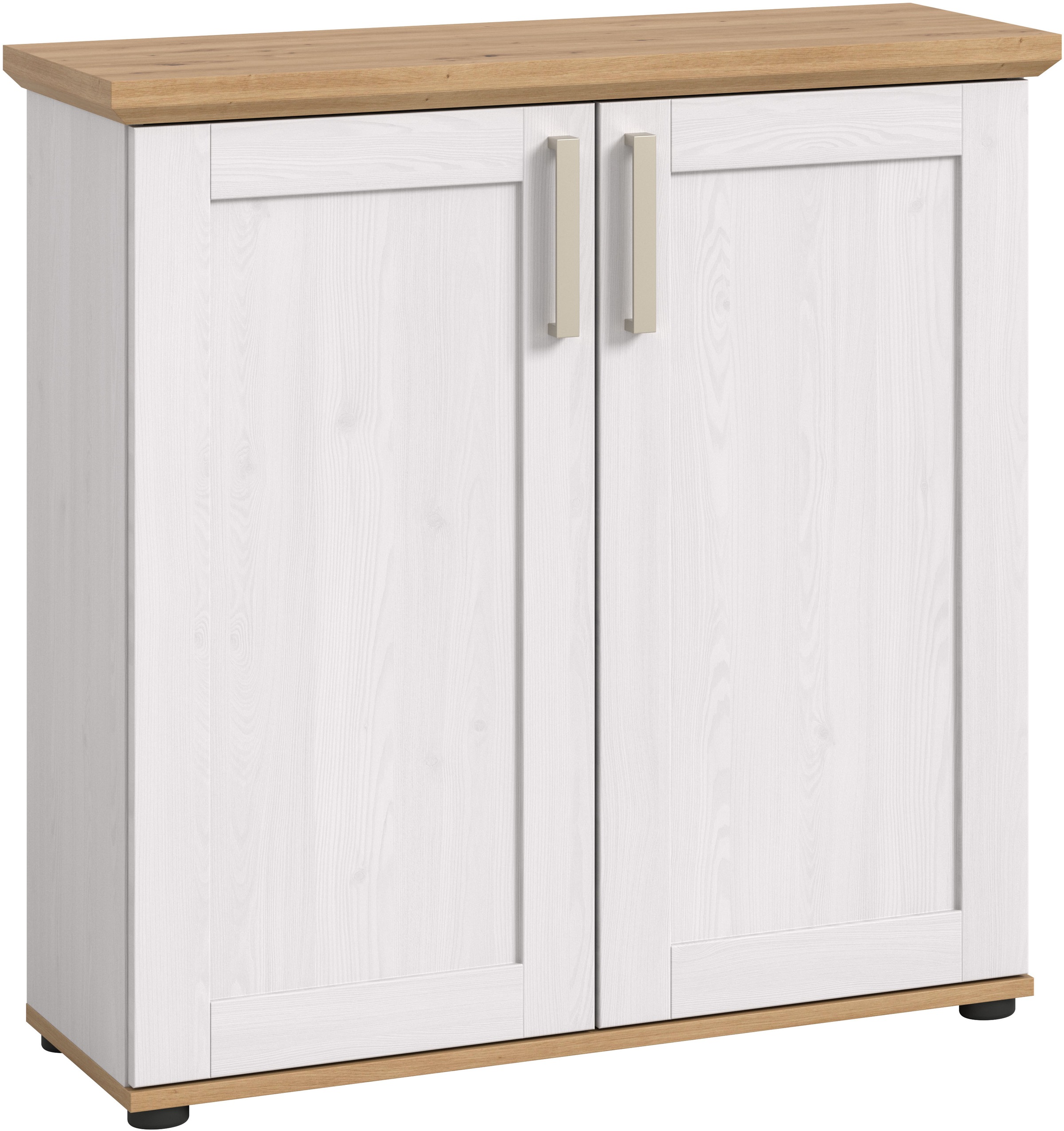 Home affaire Kommode »Cosenza« Cosenza Highboard 88 cm, 2 Türen, 3 Fächer, Wohnzimmer