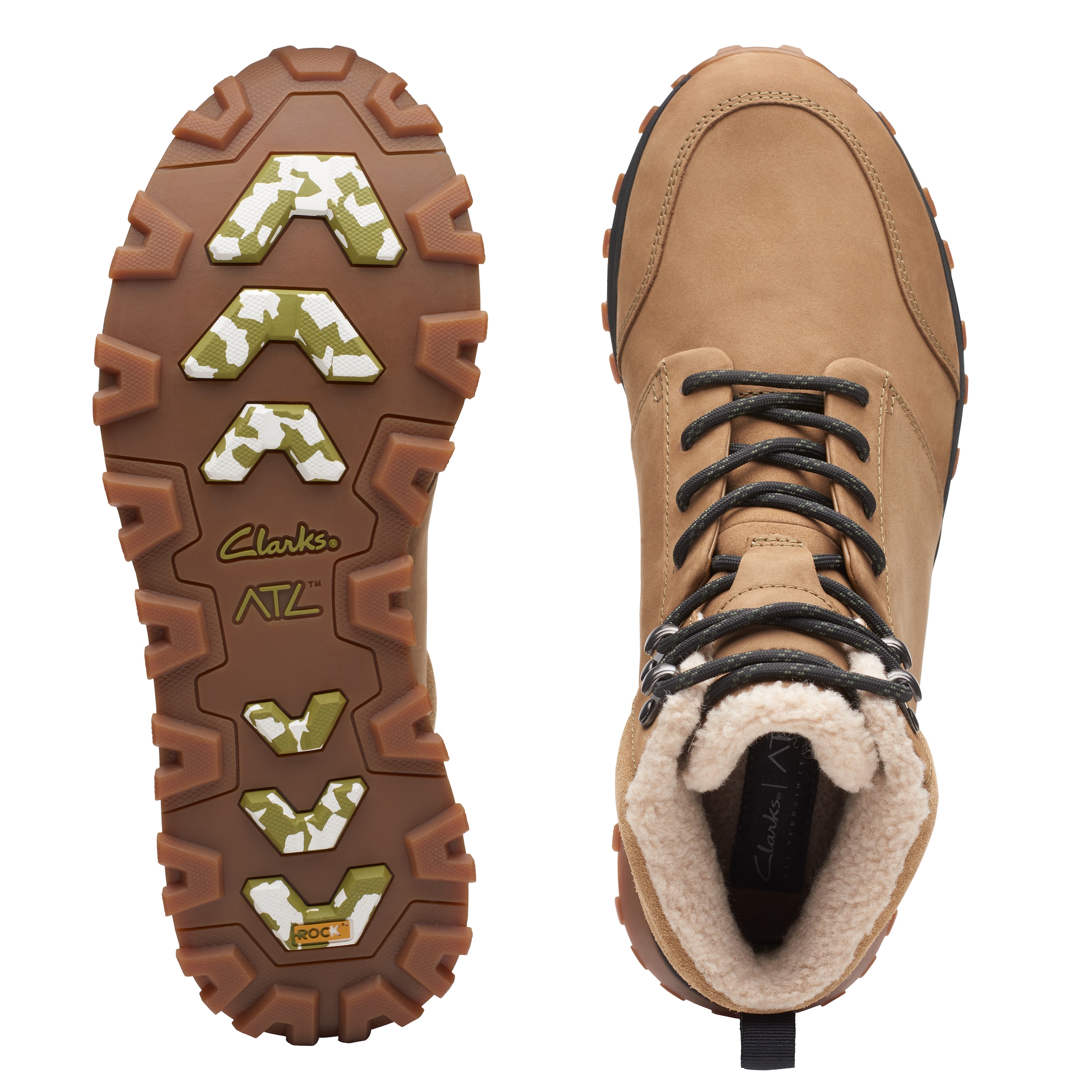 Clarks Schnürstiefel »ATL Trek Up WP«, Hiking Boots, Schnürboots, Winterstiefel mit herausnehmbarem Fussbett