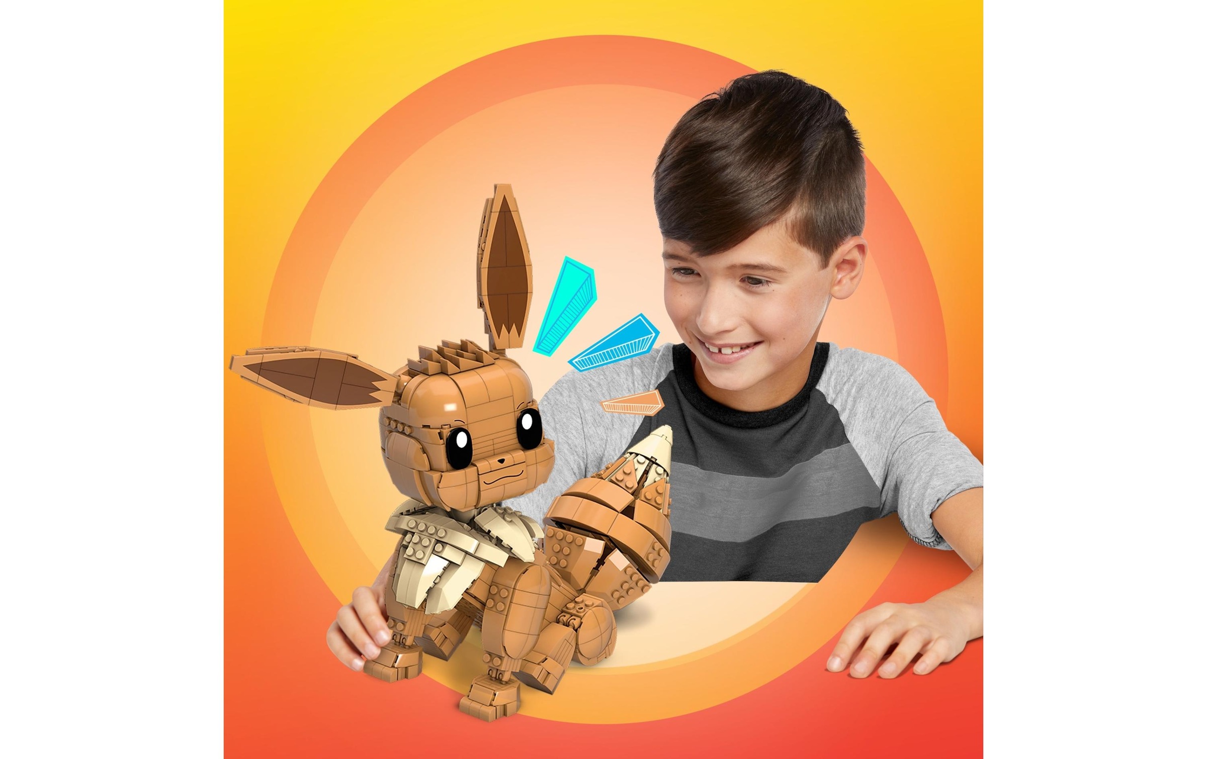 MEGA Spiel »Construx Bausteinmodell Pokémon Jumbo Evoli«