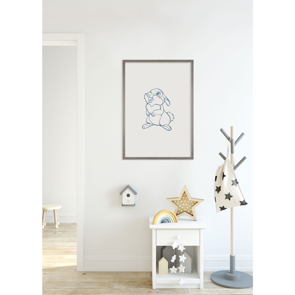 Komar Wandbild »Hey Thumper«, (1 St.), Deutsches Premium-Poster Fotopapier mit seidenmatter Oberfläche und hoher Lichtbeständigkeit. Für fotorealistische Drucke mit gestochen scharfen Details und hervorragender Farbbrillanz.
