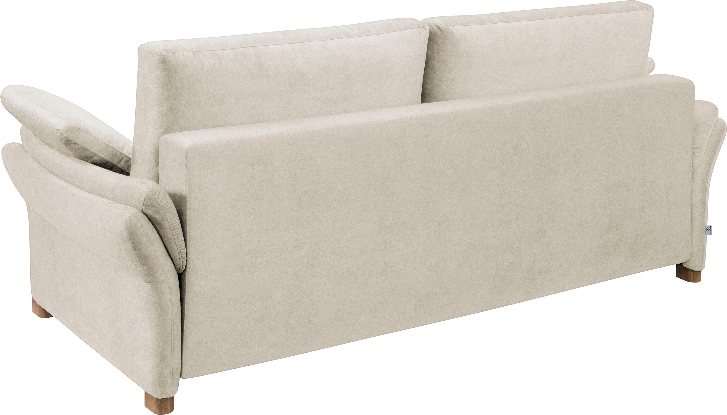 exxpo - sofa fashion 3-Sitzer »Kentt hochwertiger Sitzaufbau für hohen Sitzkomfort, bequeme Armlehnen«, inkl. Boxspring/Federkern-Polsterung, Bettfunktion und Bettkasten