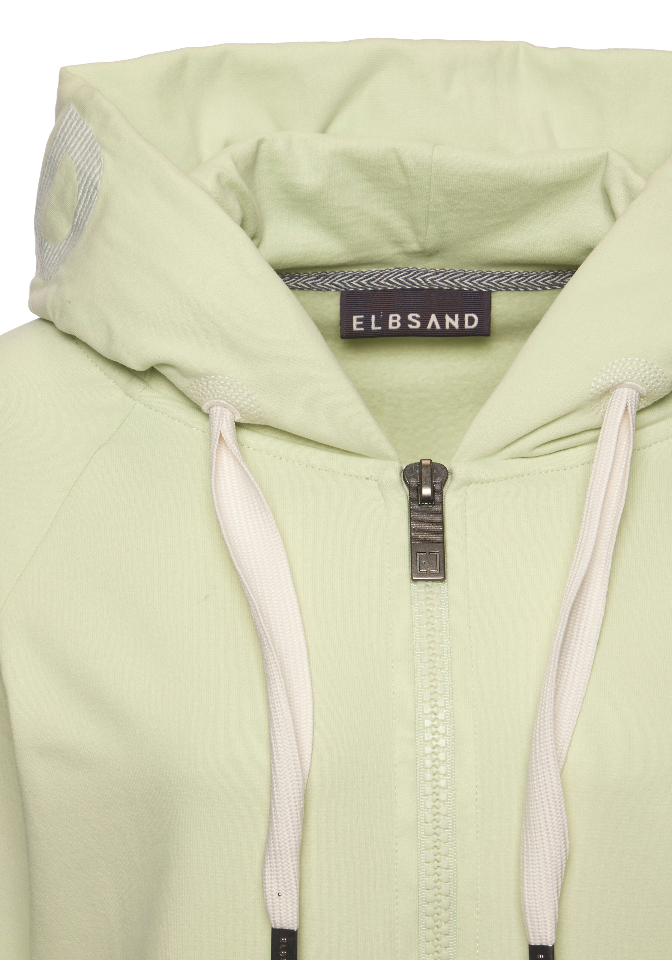 Elbsand Kapuzensweatjacke »Kelda«, mit Logo-Stickerei an der Kapuze