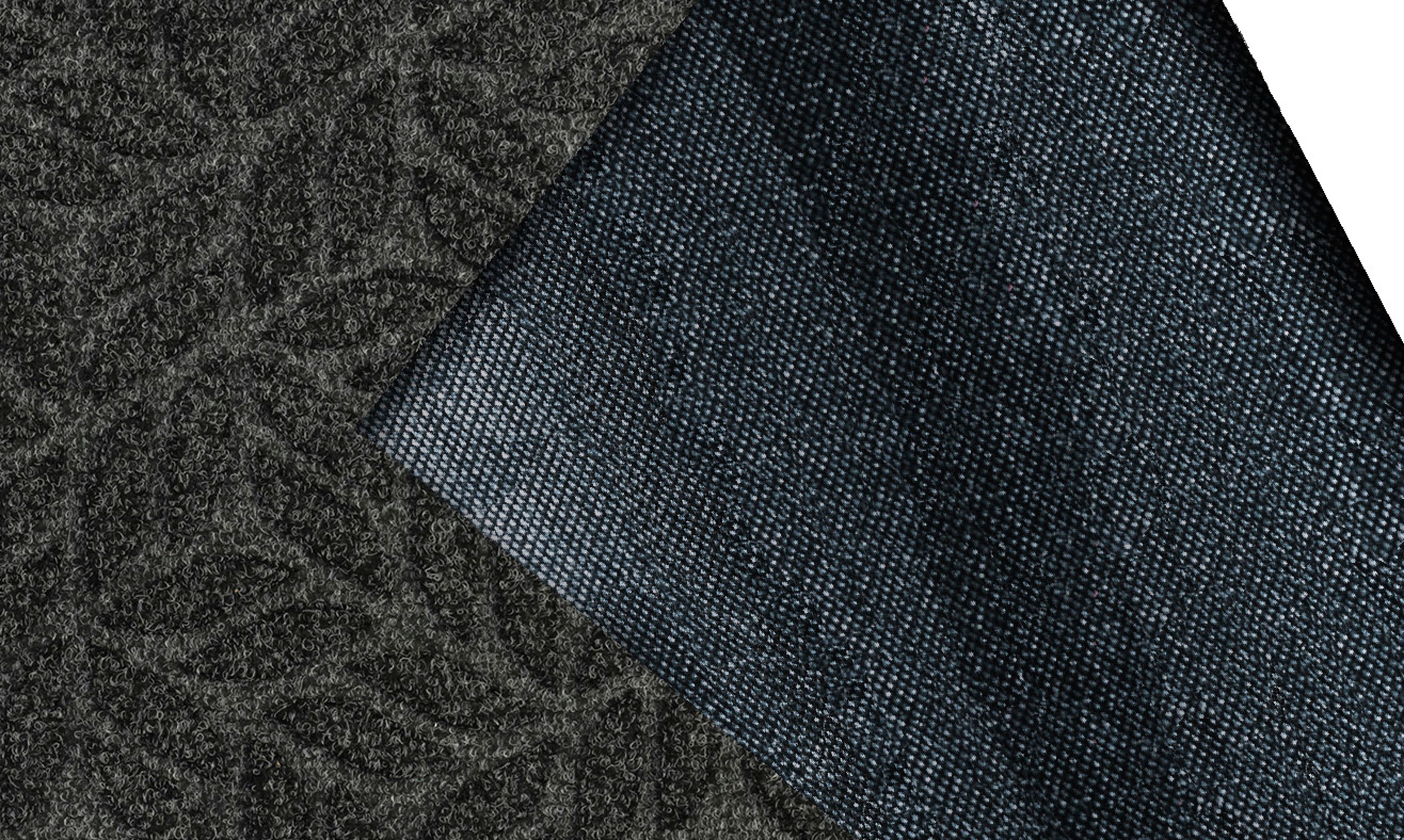 wash+dry by Kleen-Tex Teppich »DUNE Leaves Dark Grey«, rechteckig, 8 mm Höhe