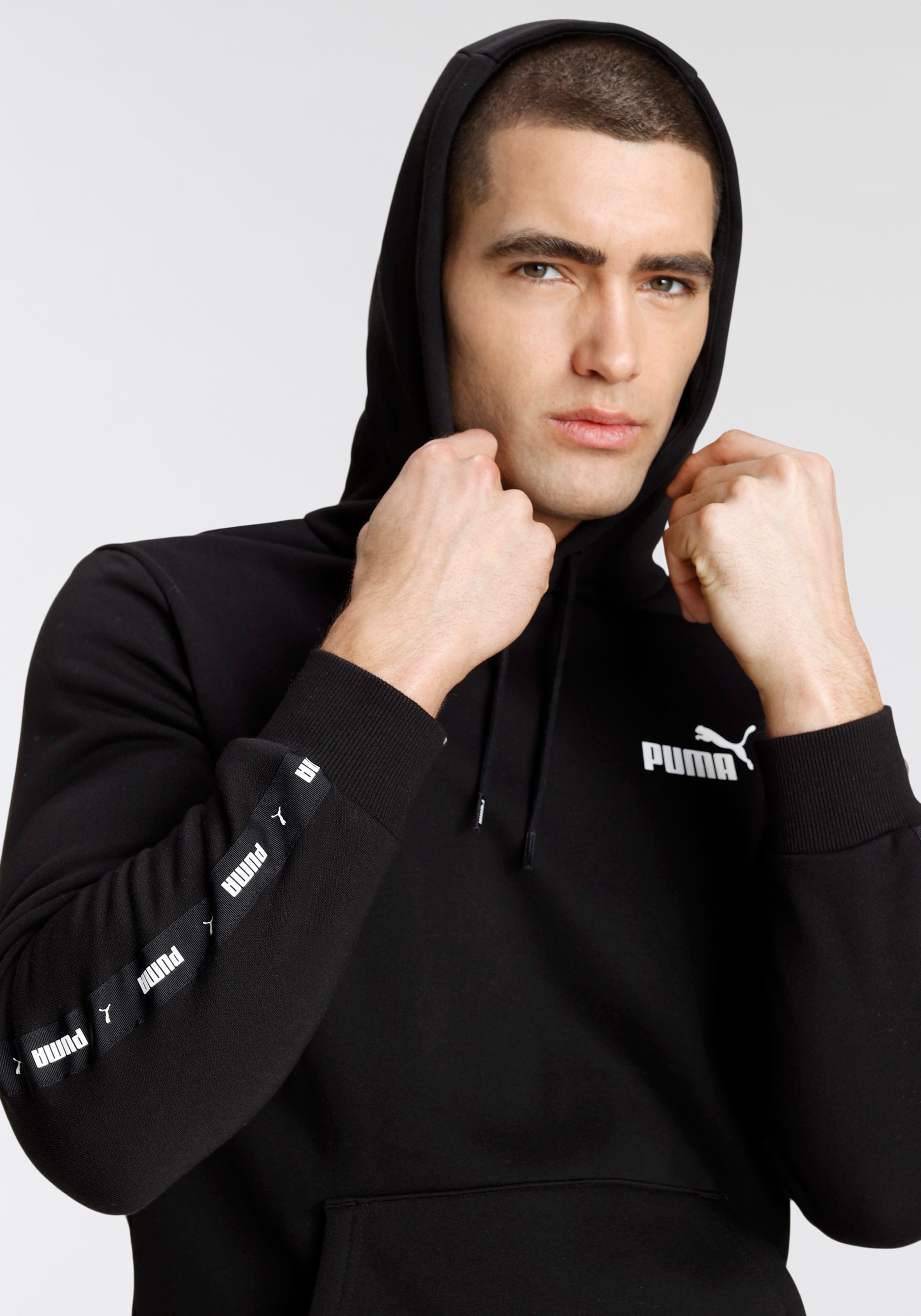 PUMA Kapuzensweatshirt »ESS+ TAPE HOODIE FL«