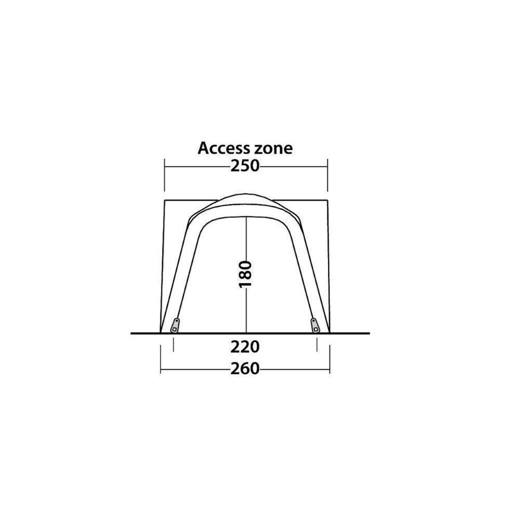 Outwell Vorzelt »Milestone Shade«