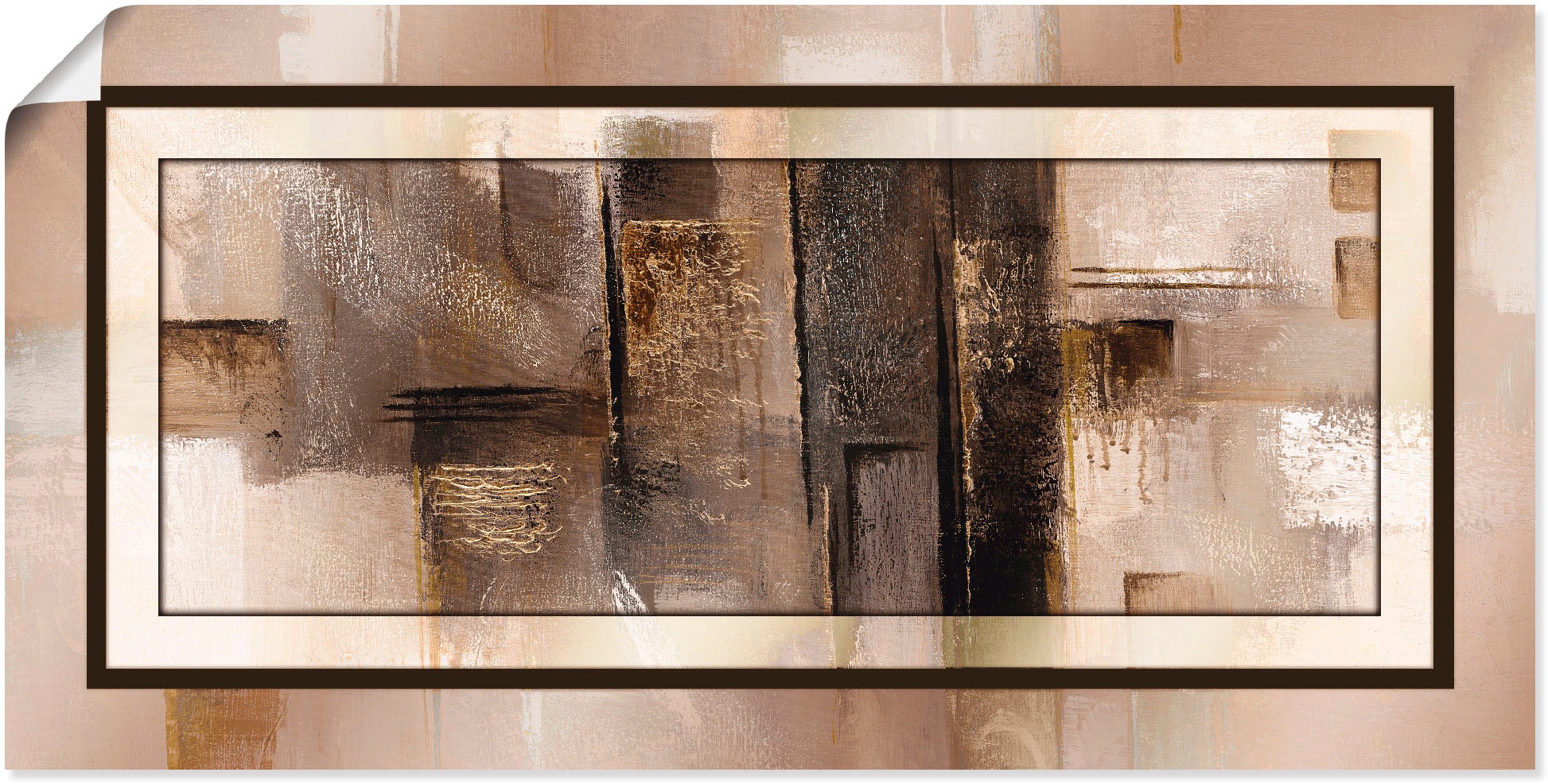 Artland Wandbild »Quadrate - als Poster versch. | Alubild, St.), (1 abstrakt 1«, Muster, Leinwandbild, Jelmoli-Versand in oder online Wandaufkleber shoppen Grössen