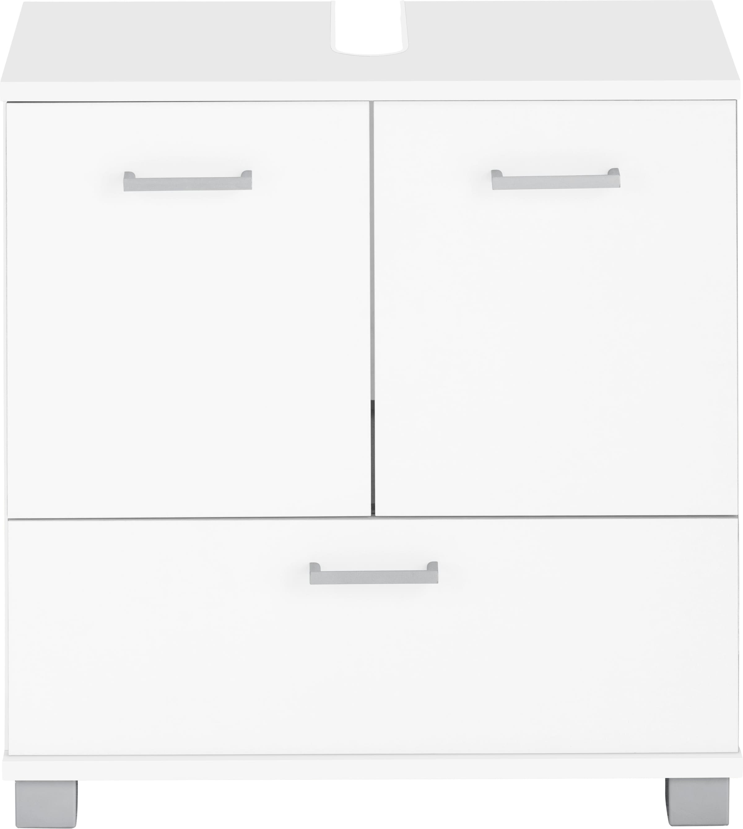 Schildmeyer Waschbeckenunterschrank »Mobes«, Breite 60 cm, Badschrank Badezimmerschrank WBU Unterschrank