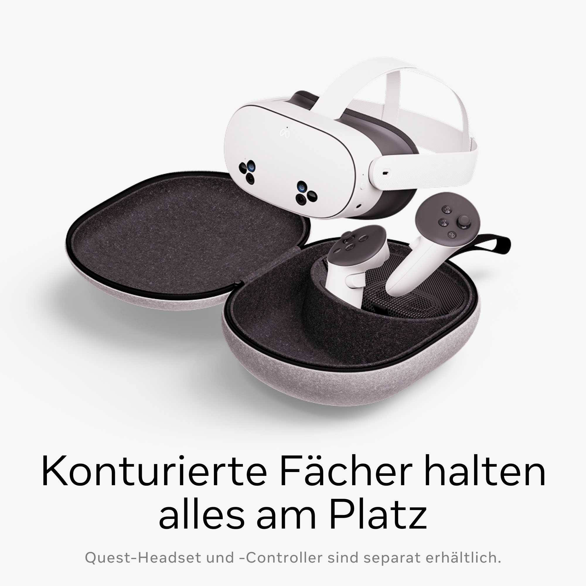 Meta VR Brillen Hülle »Kompakte Tragetasche für Quest 3/3S«, Quest 3