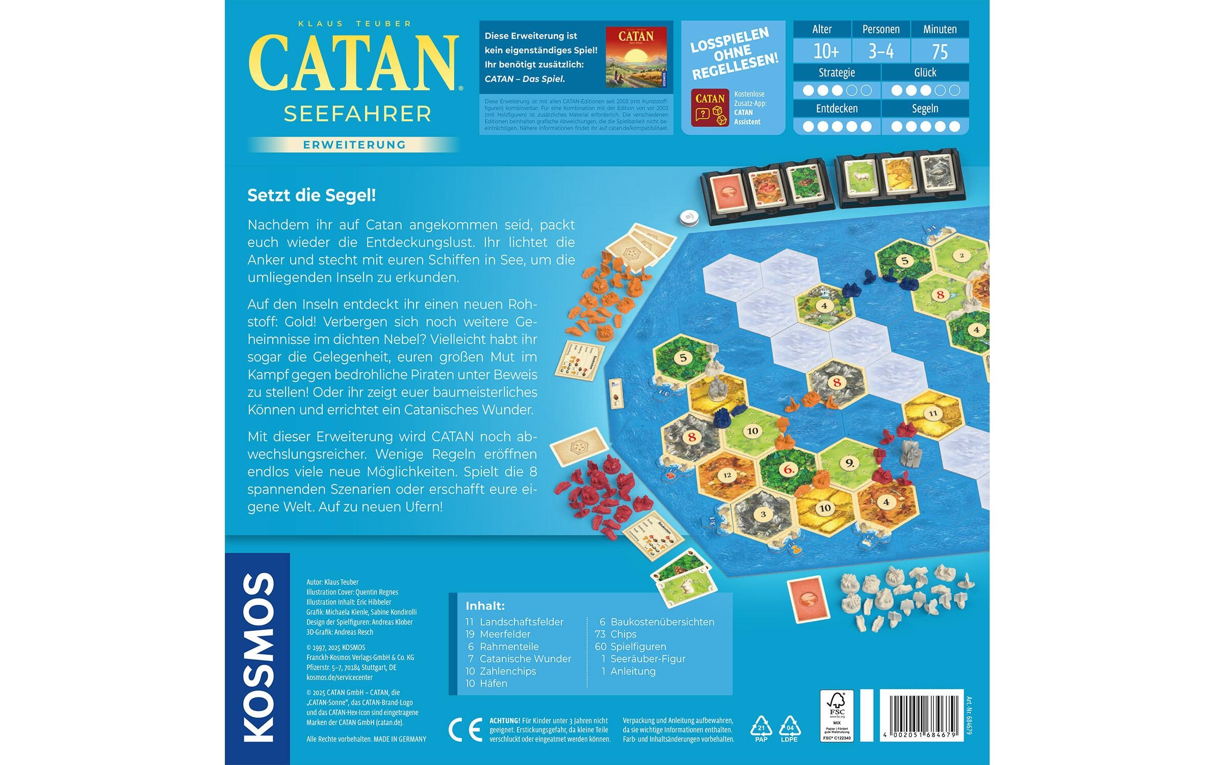 Kosmos Spiel »CATAN Seefahrer«