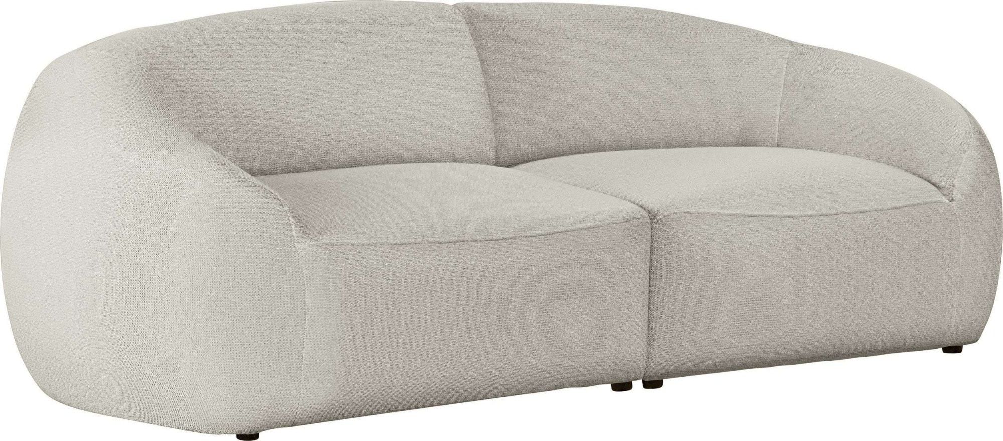 LeGer Home by Lena Gercke Big-Sofa »YANI, Designersofa, organische Form, Masse B/T/H: 240/64/81 cm«, mit Wellenunterfederung, auch in Bouclé, passend zur Serie