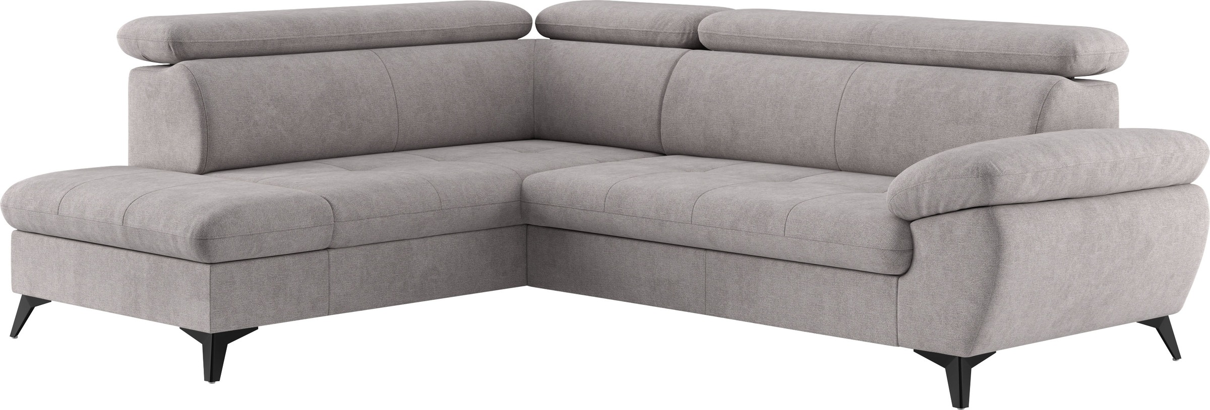 COTTA Ecksofa »Hudson L-Form«, mit Kopfteilverstellung, wahlweise mit Bettfunktion & Bettkasten