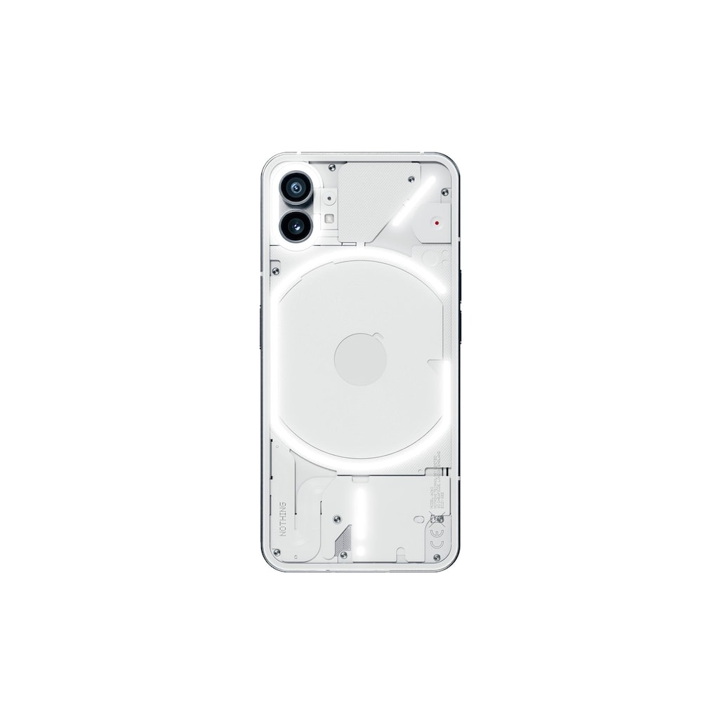 NOTHING Smartphone »A063 white«, weiss, 16,57 cm/6,55 Zoll, 256 GB Speicherplatz, 50 MP Kamera
