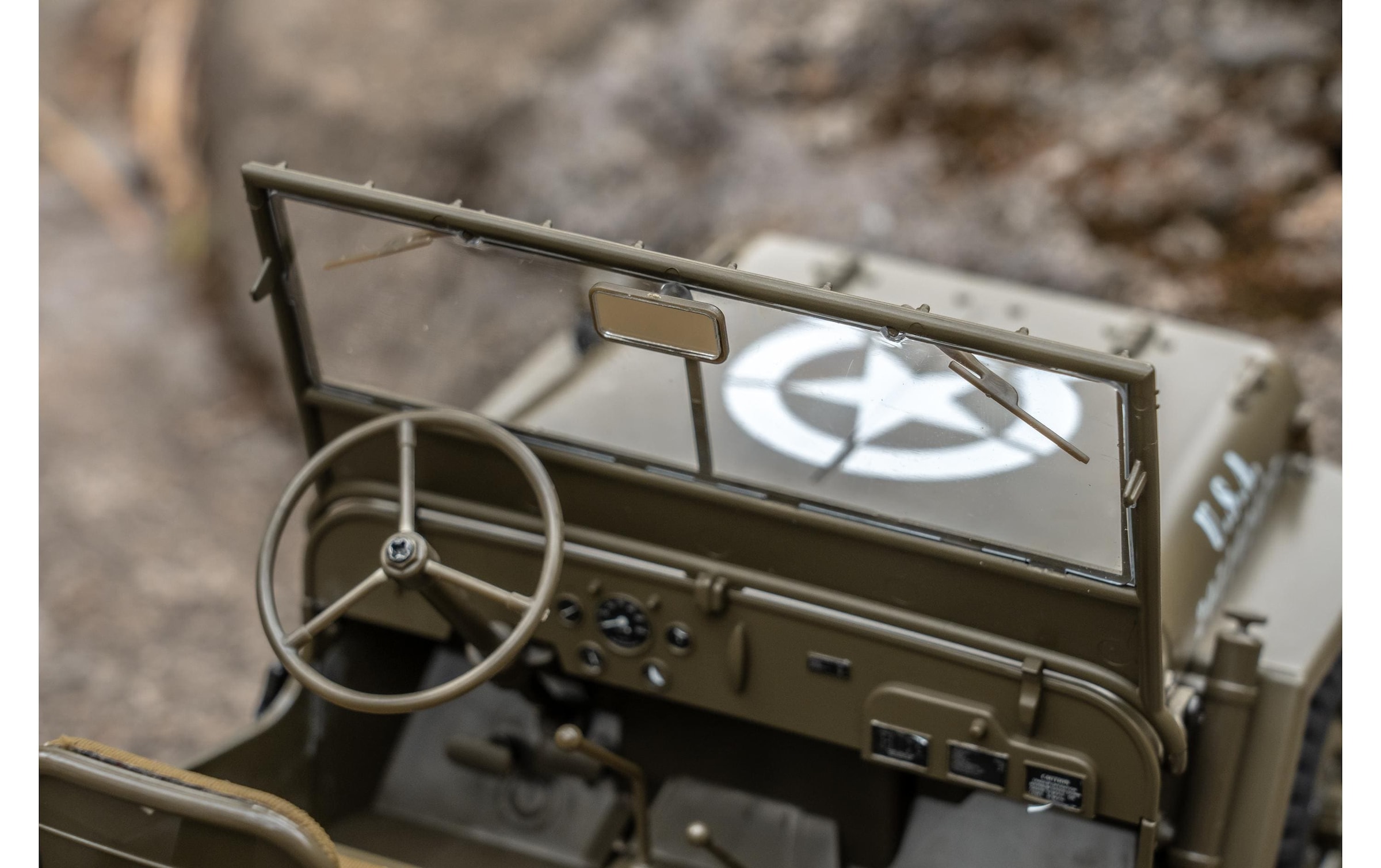 RC-Auto »RocHobby 1941 MB Willys Jeep, 1:12«