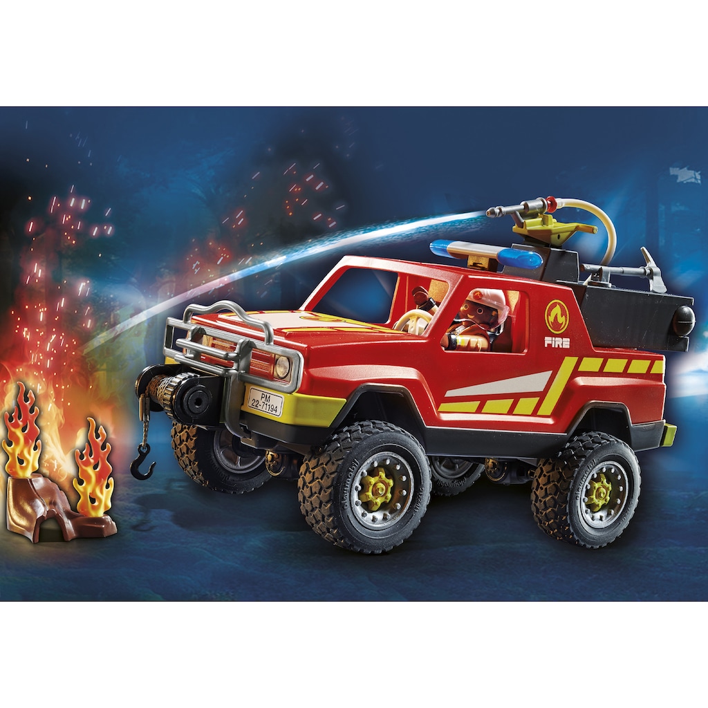 Playmobil® Konstruktions-Spielset »Feuerwehr-Löschtruck (71194), City Action«, (49 St.)