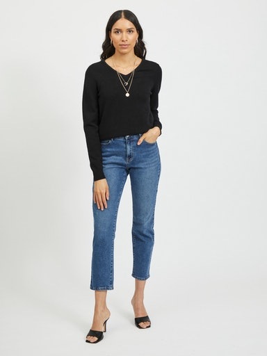 Vila V-Ausschnitt-Pullover »VIRIL V-NECK L/S KNIT TOP - NOOS«