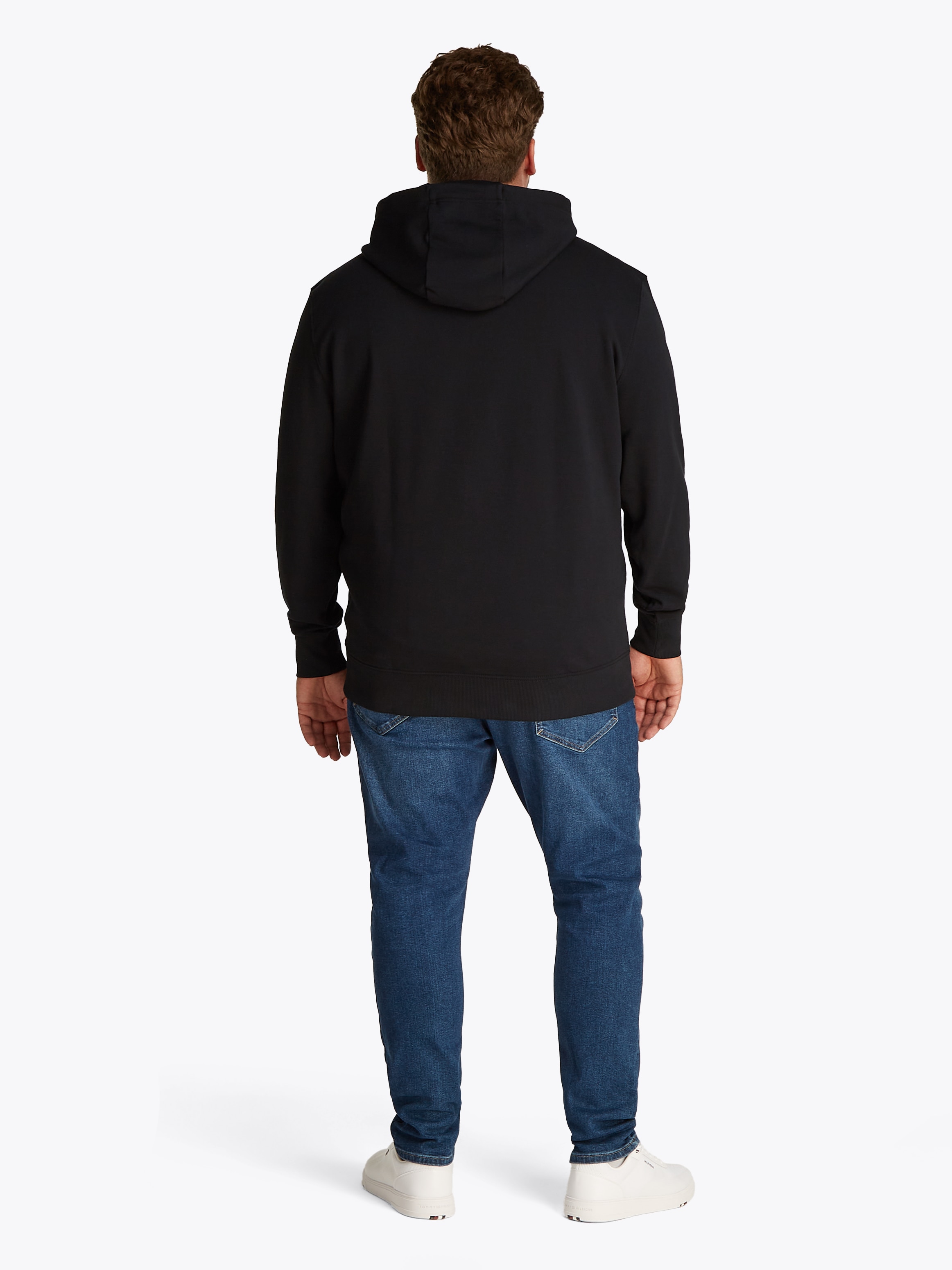 Tommy Hilfiger Big & Tall Kapuzensweatshirt »BT-HILFIGER CENTER STACK HOODY-B«, Grosse Grössen