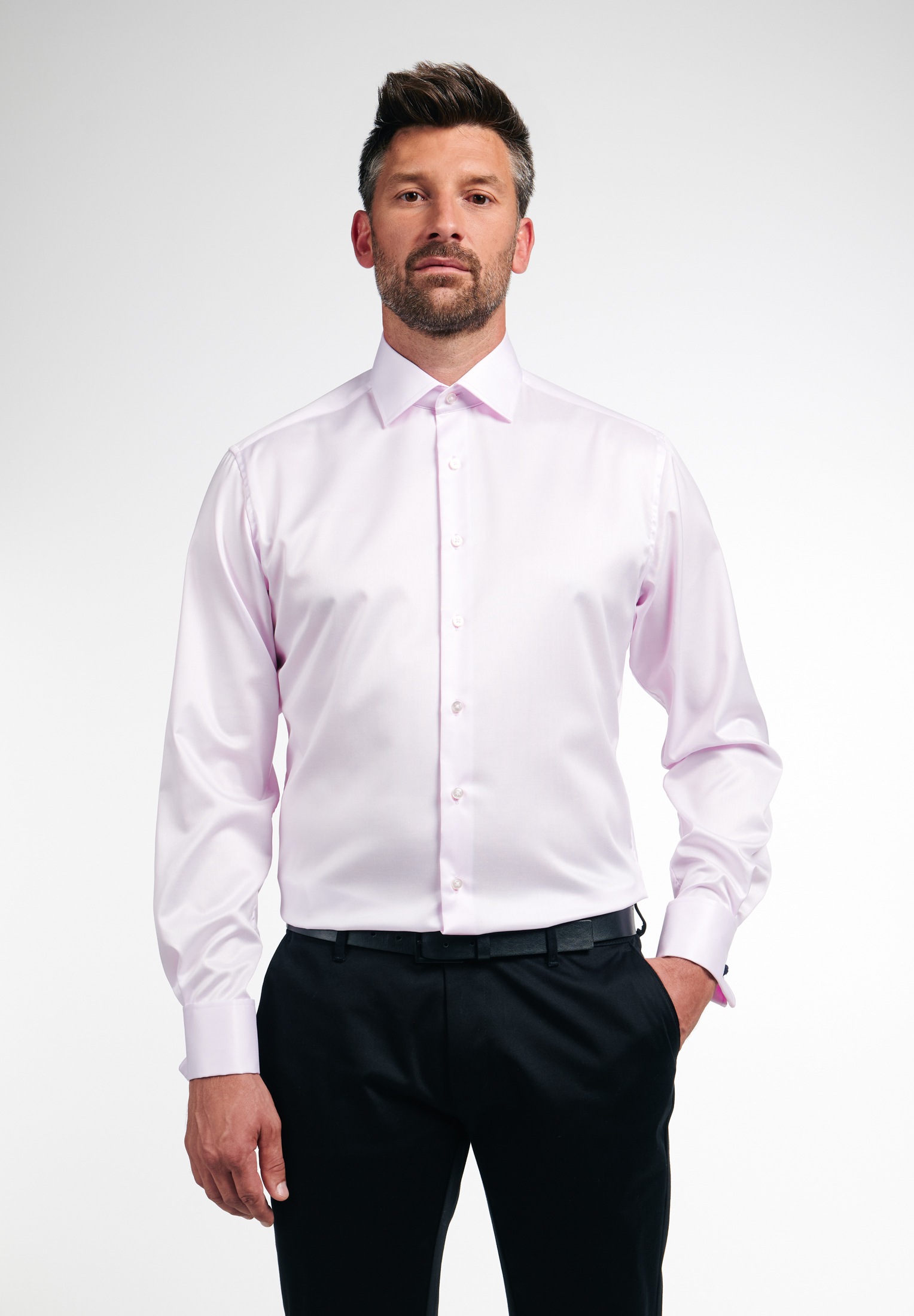 Eterna Langarmhemd »MODERN FIT« NON IRON (bügelfrei)