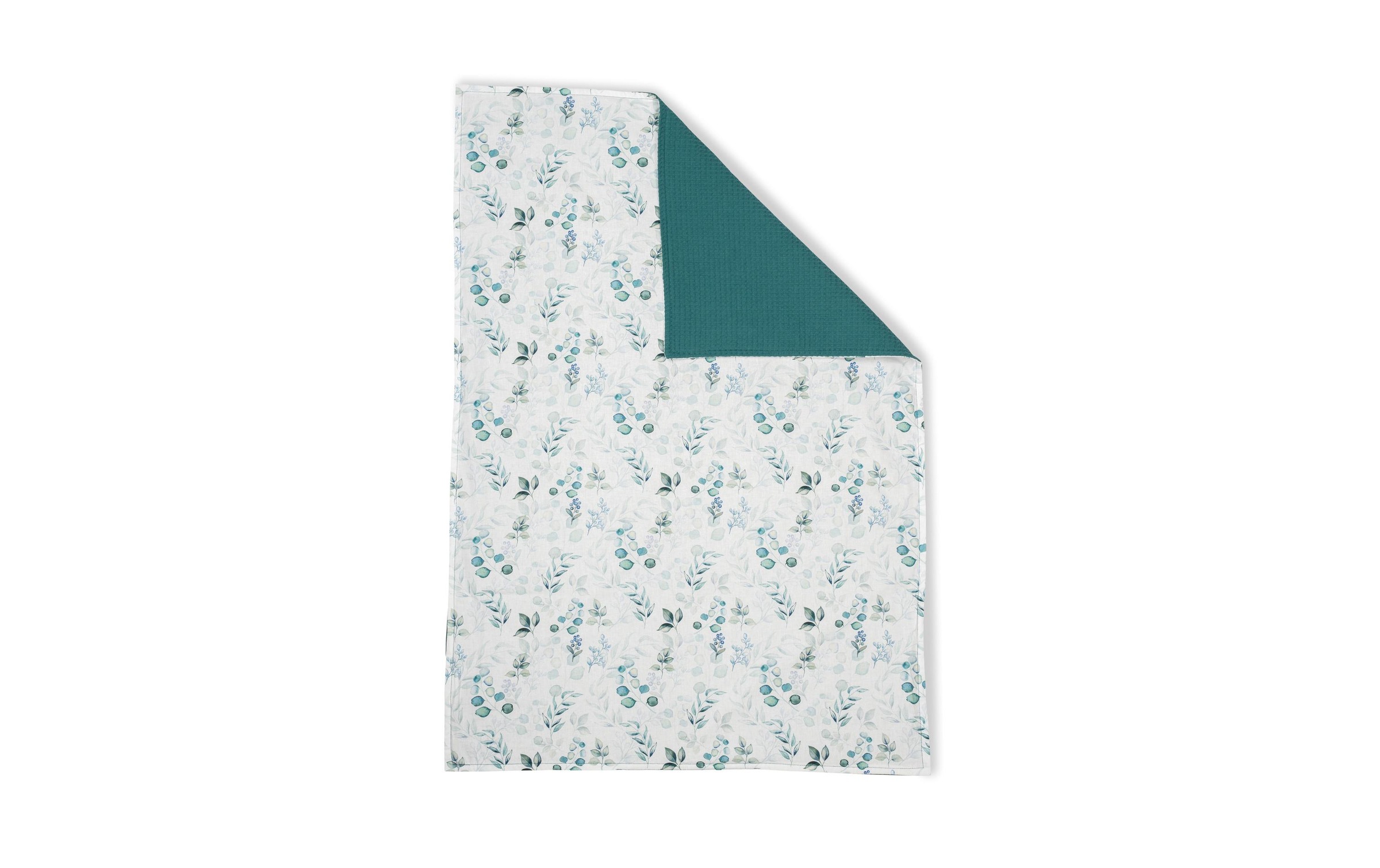 Babydecke »Ullenboom Eukalyptus Petrol 70 x 100 cm«