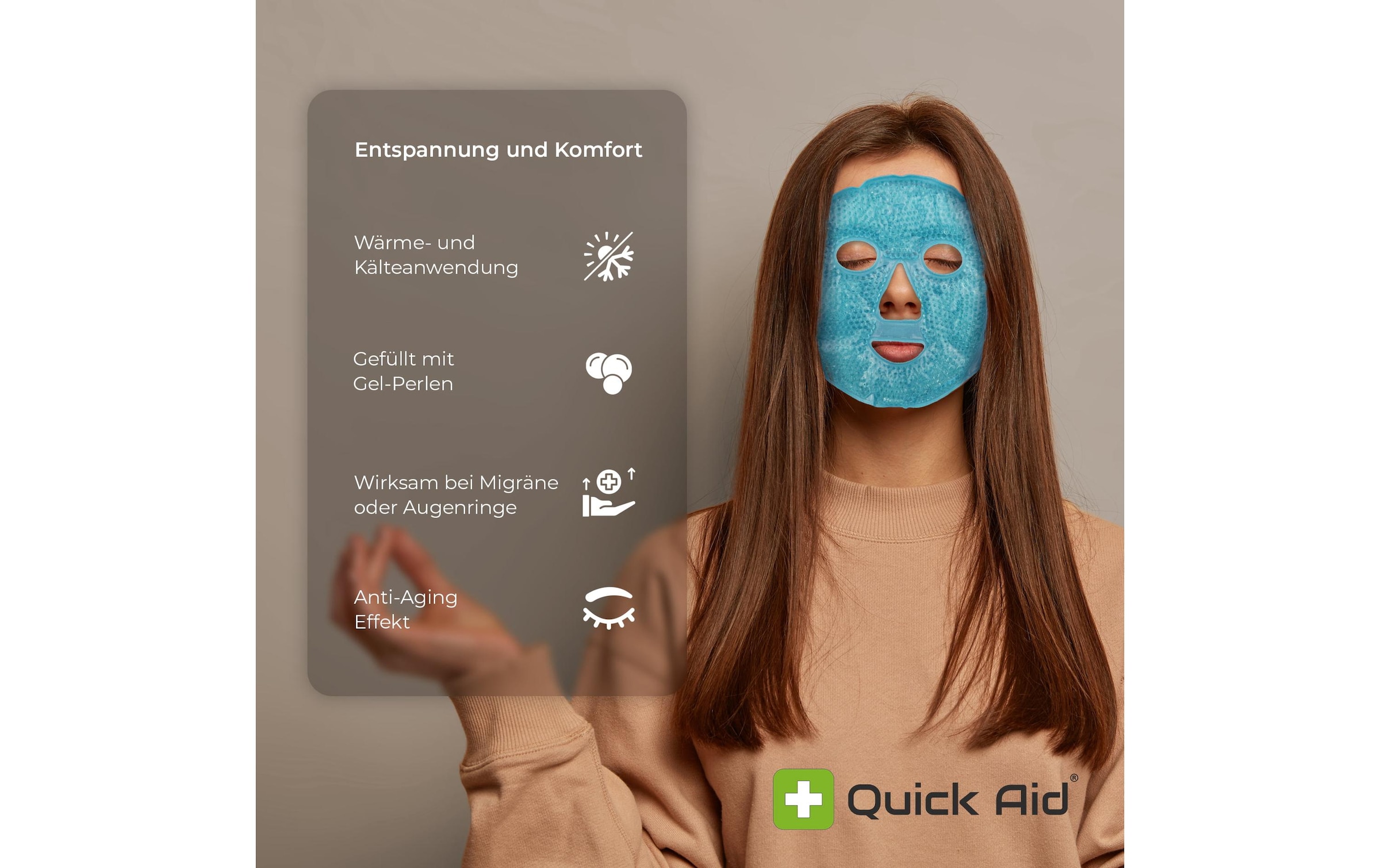 Gesichtsmaske »Quick Aid 1 Stück«