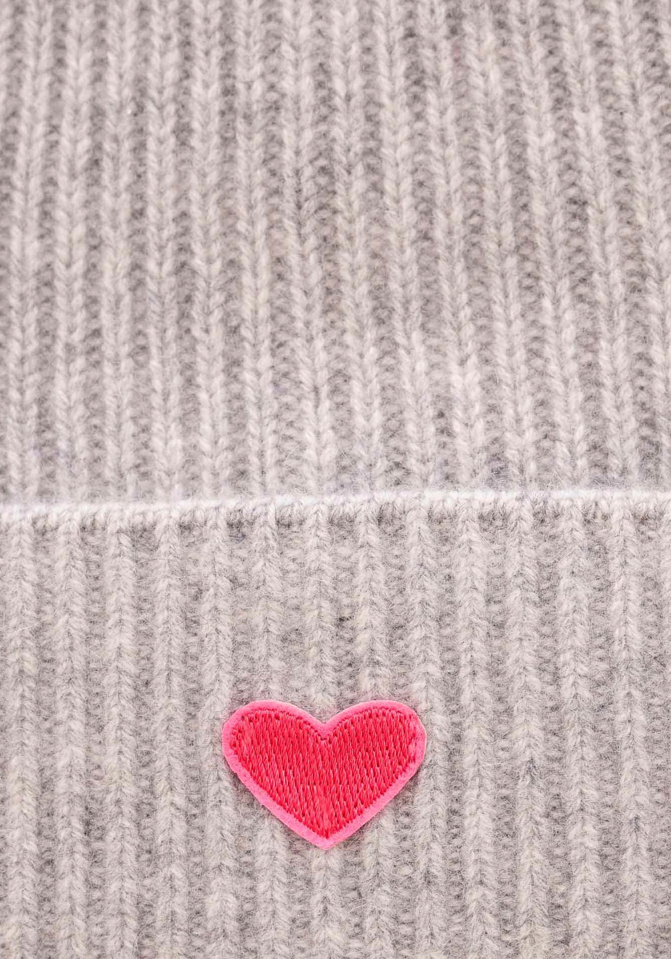 Zwillingsherz Beanie, (Packung), mit herzförmigem Detail