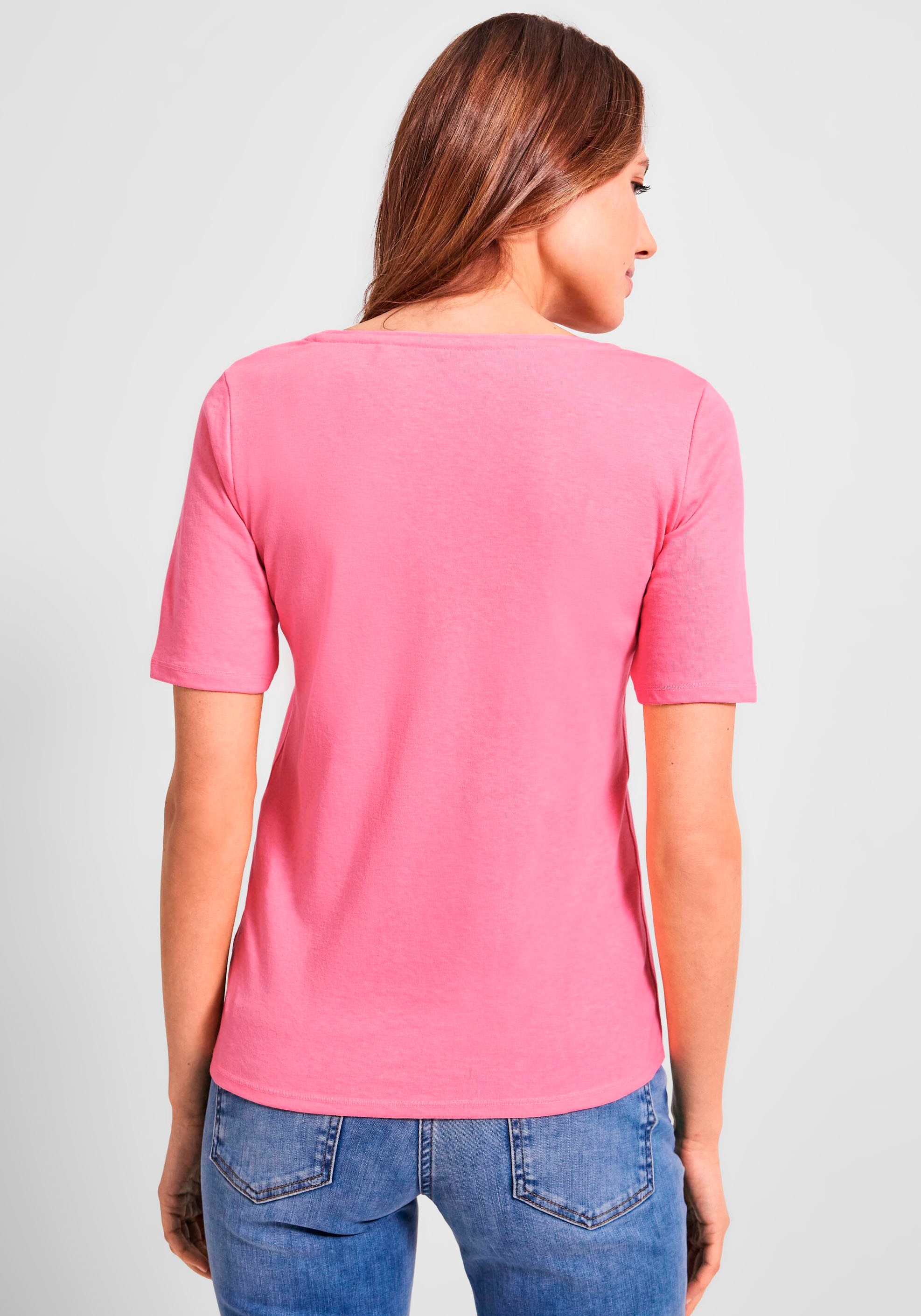 Cecil T-Shirt »Style NOS Jelmoli-Versand bei online Rundhalsausschnitt Schweiz mit bestellen klassischem Lena«