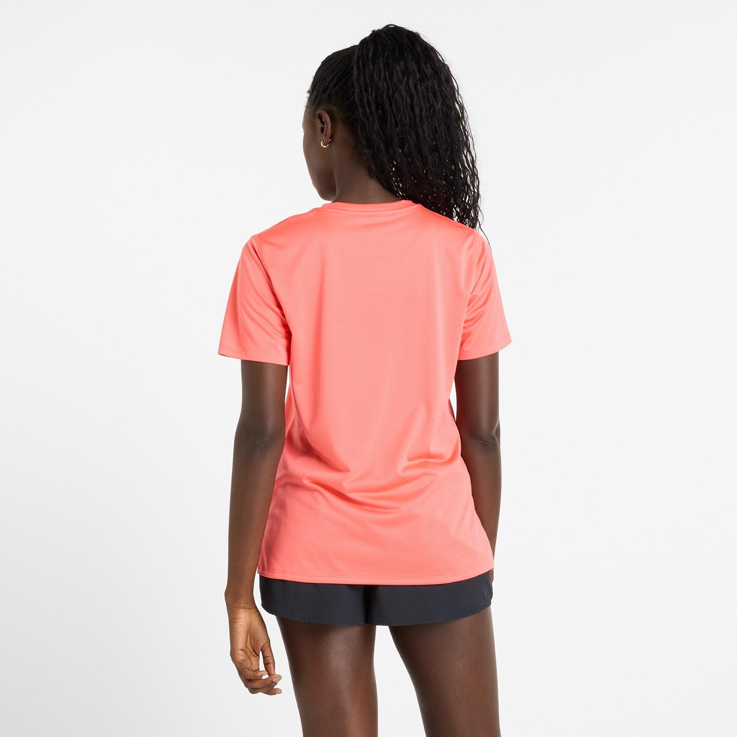 New Balance Laufshirt »WOMENS RUNNING S/S TOP«, mit Markenlogo