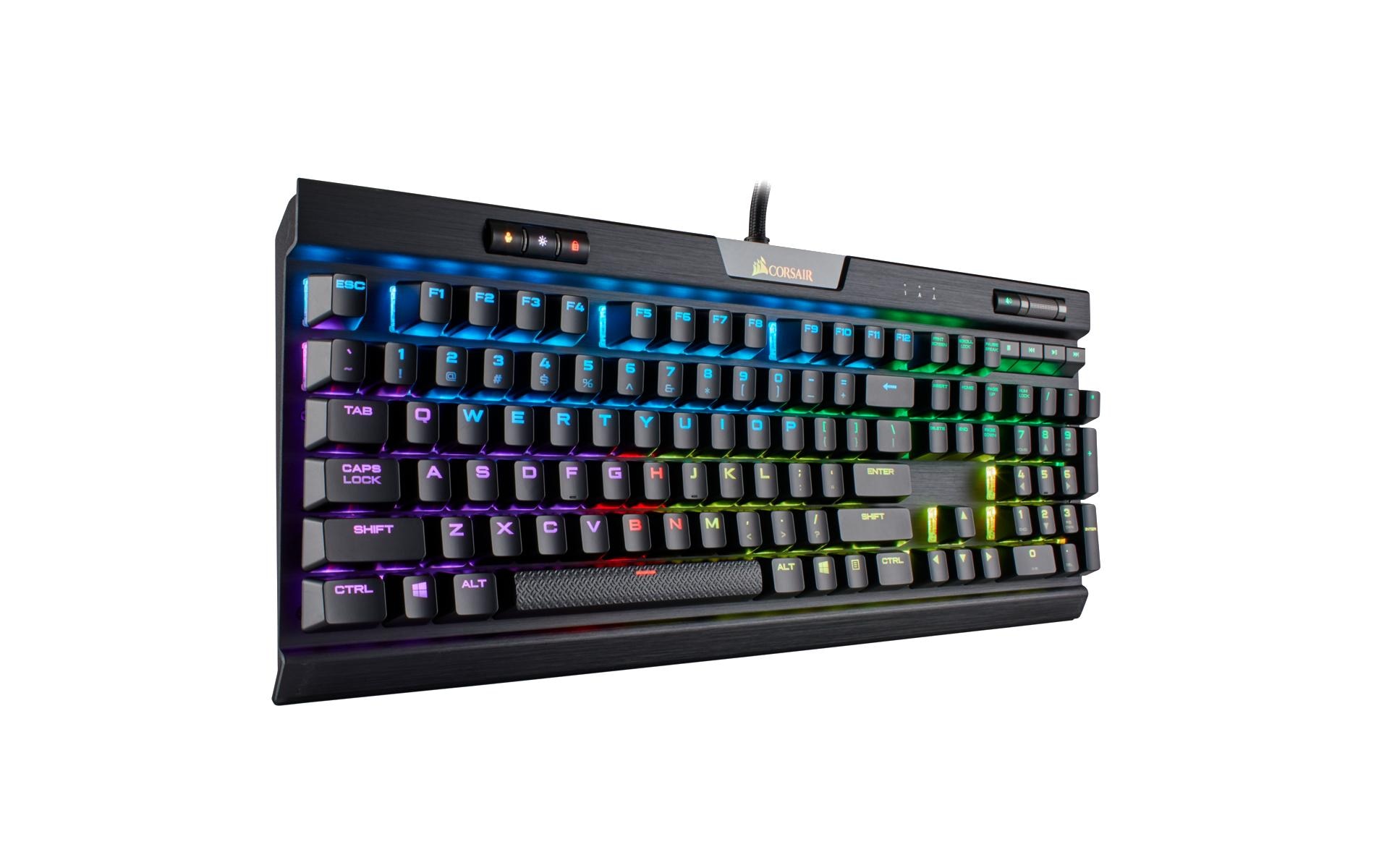 Corsair Gaming-Tastatur »K70 RGB MK,2 Rapidfire Cherry MX Speed«, (Ziffernblock)