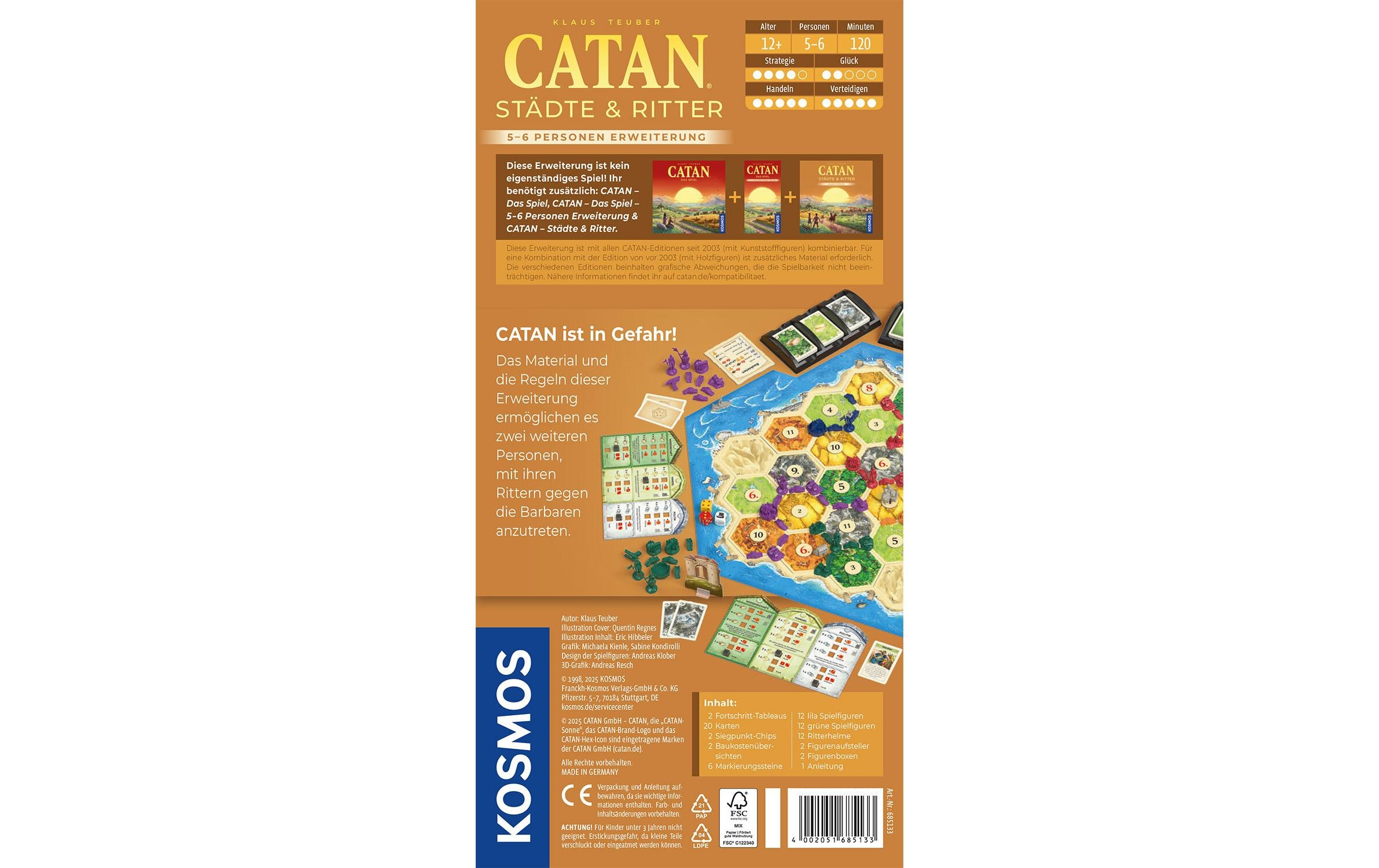 Kosmos Spiel »CATAN Städte und Ritter 45813«