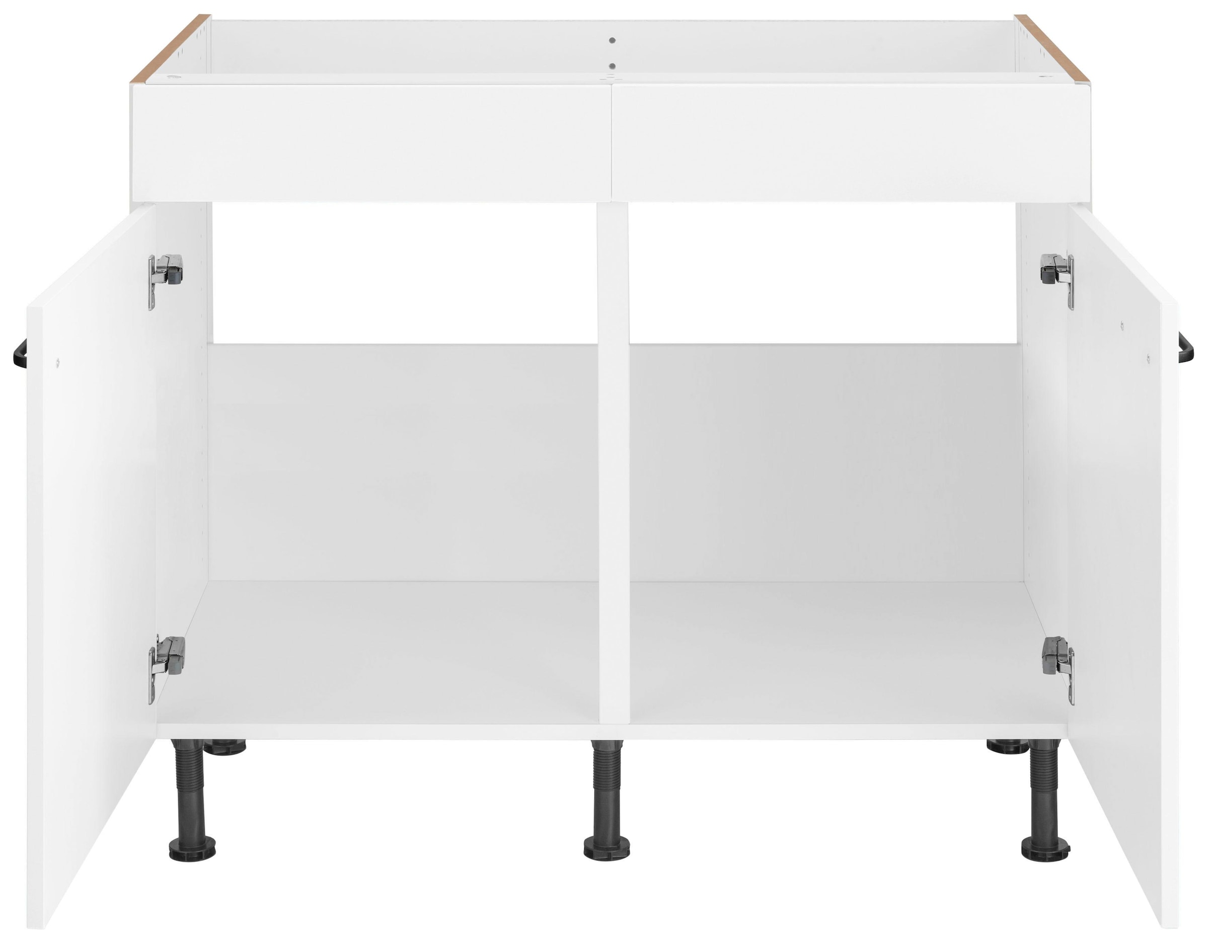 OPTIFIT Spülenschrank »Elga«, mit Soft-Close-Funktion, höhenverstellbaren Füssen, Breite 100 cm