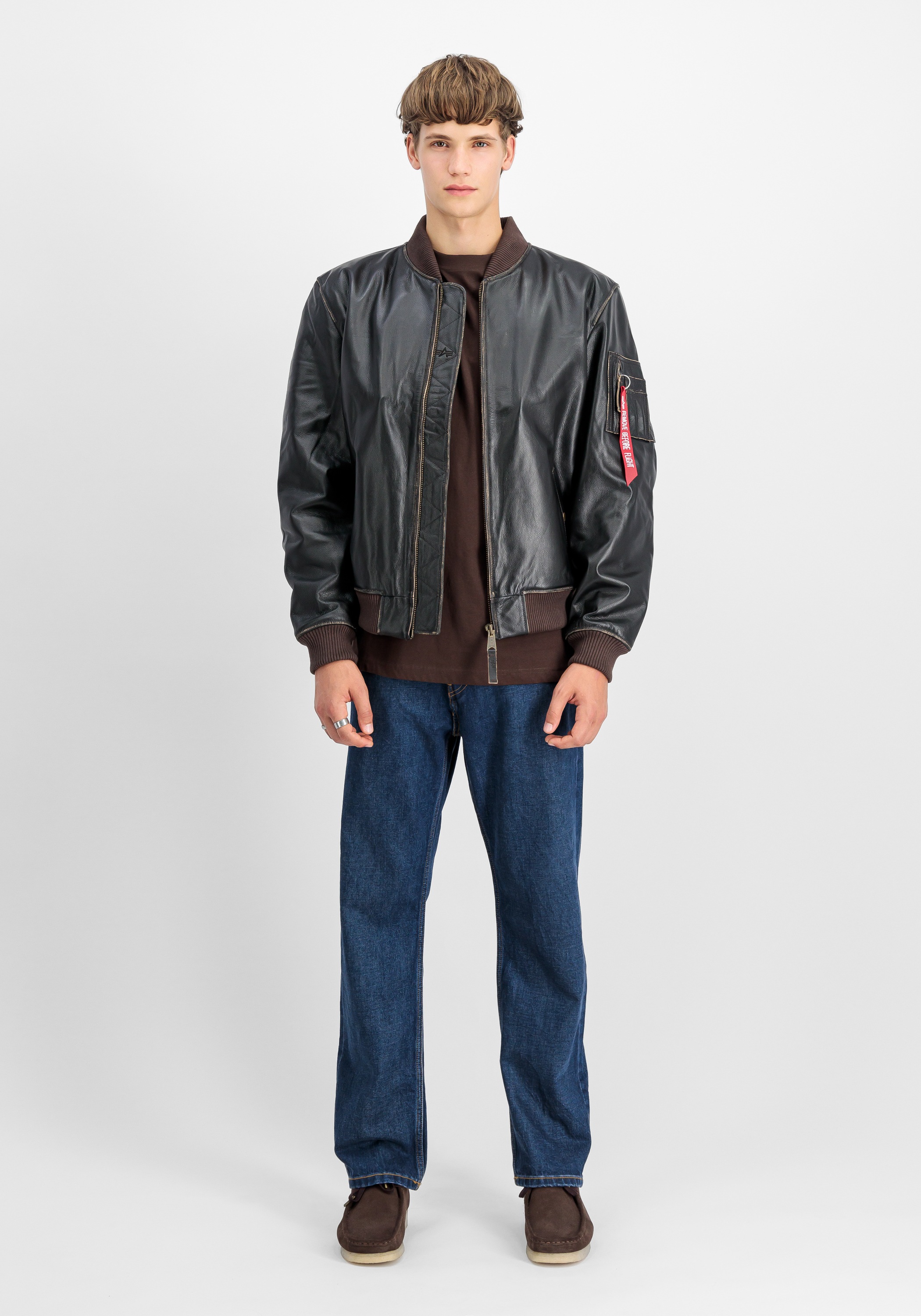 Alpha Industries Lederjacke »Alpha Industries Men - Leather & Vegan Jackets«
