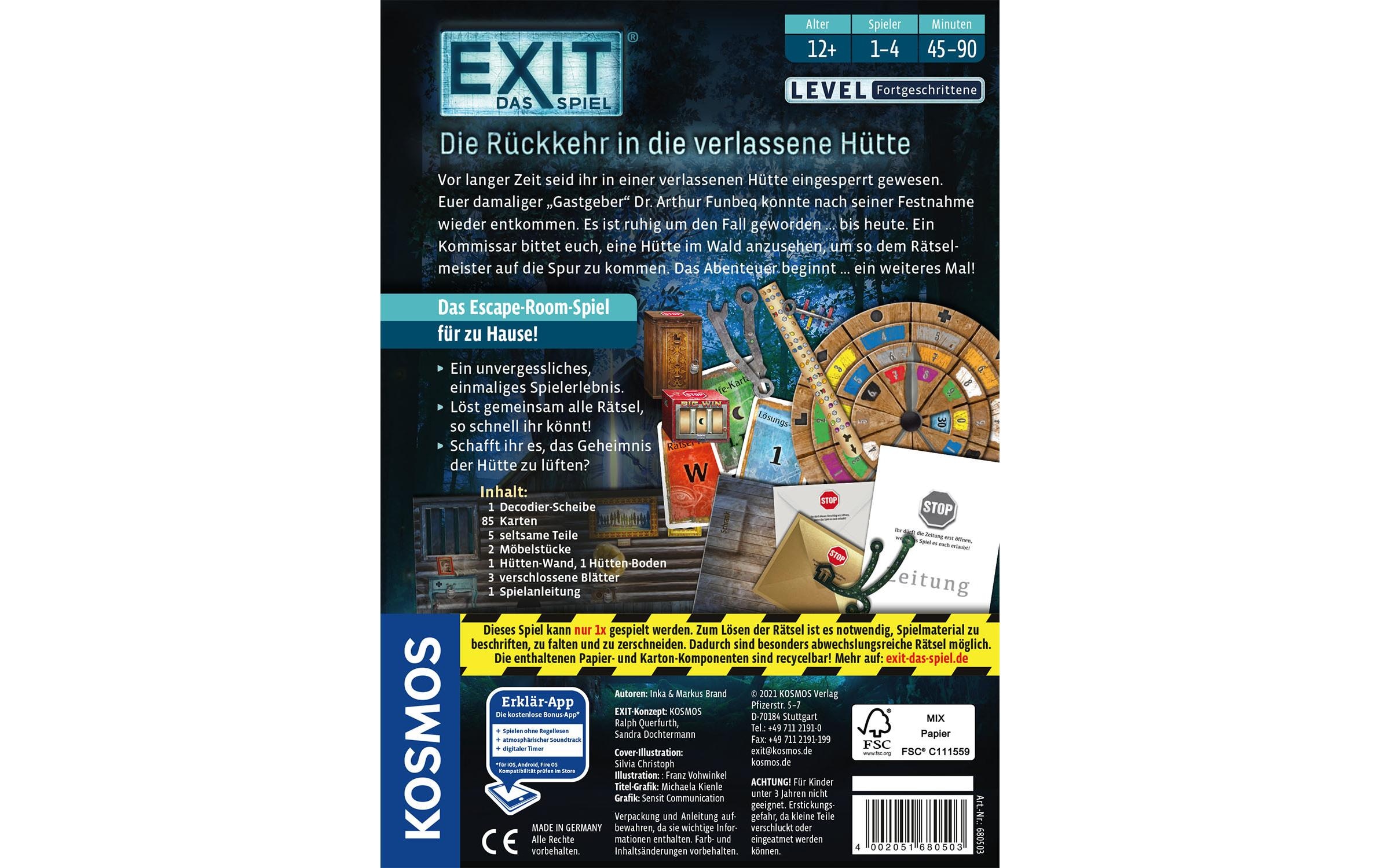 Kosmos Spiel »EXIT: Die Rückke«