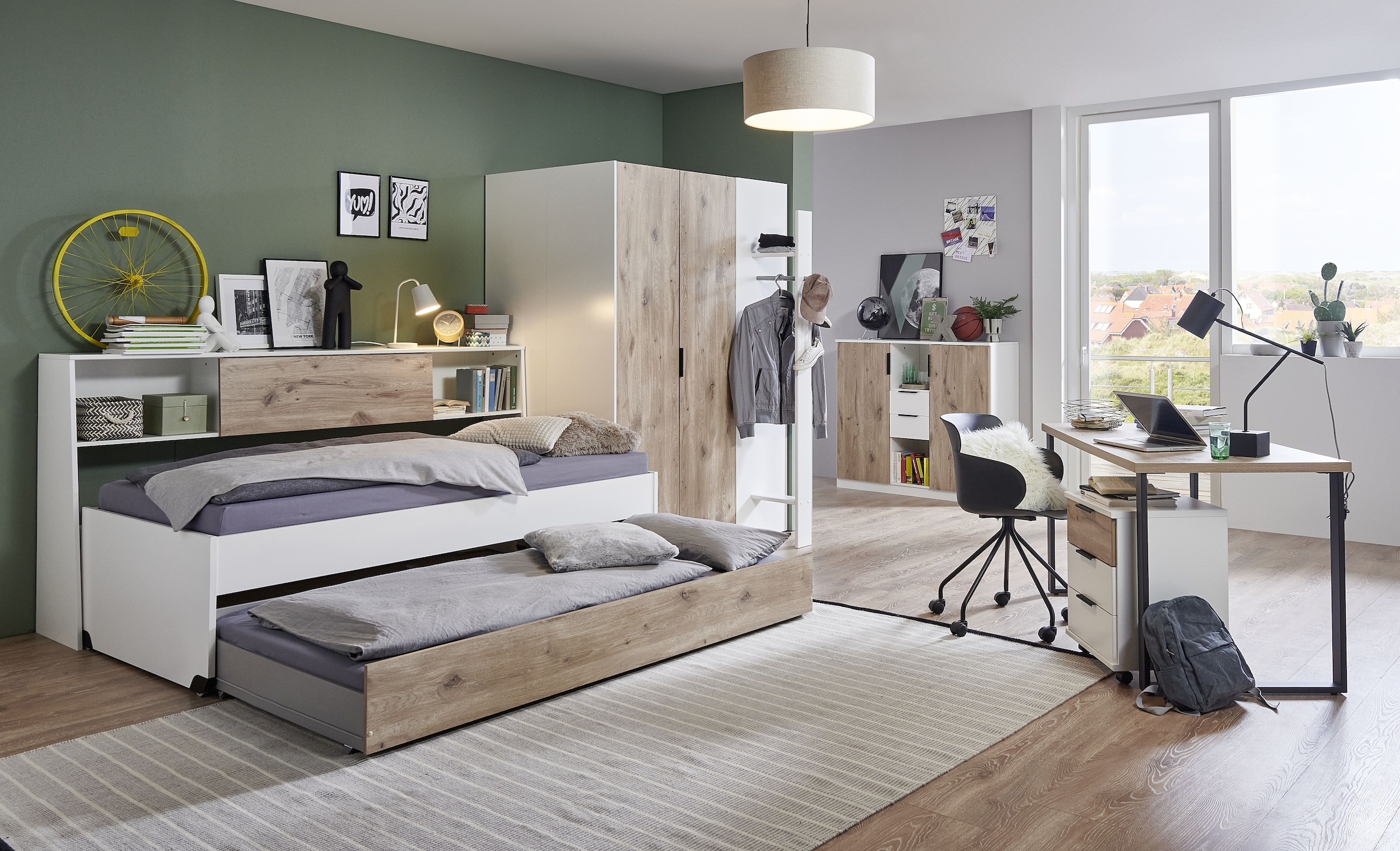 Wimex Anbauregal »Norderney Stauraum Schreibtisch desktop«, Ergänzung zum Bett Norderney oder auch als Einzelstück stellbar