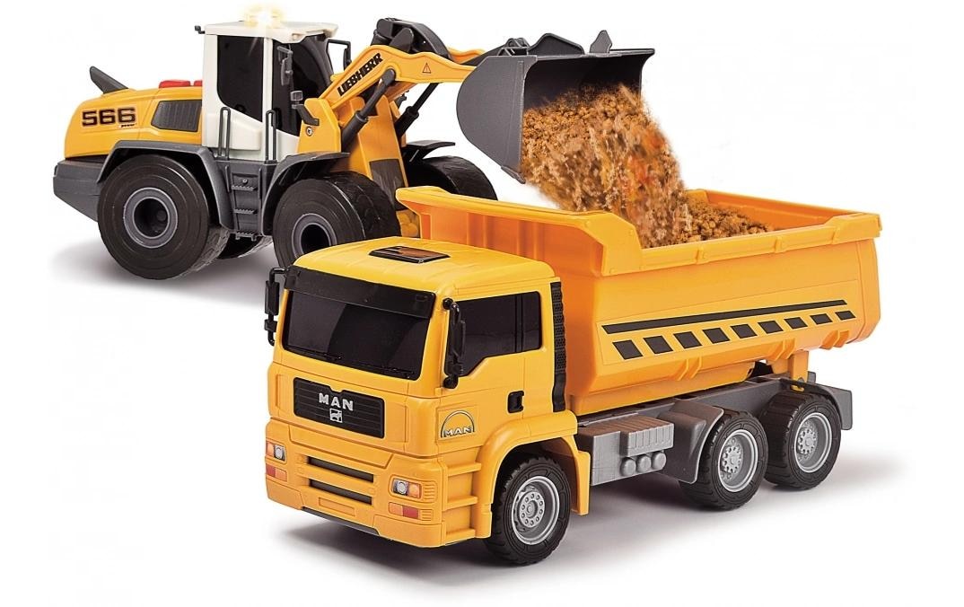 Dickie Toys Spielzeug-Baumaschine »Construction Twin Pack«